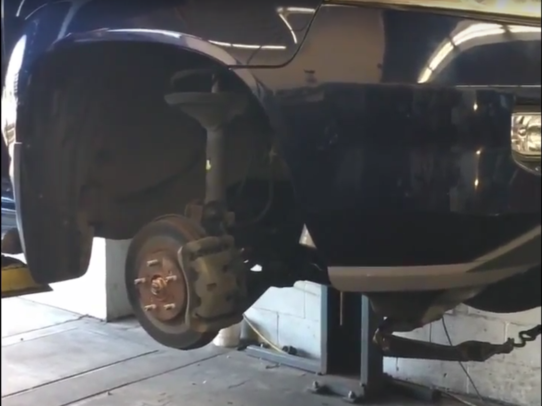 How to Replace Front Brake Pads and Machine Rotors on a 2004 Acura MDX