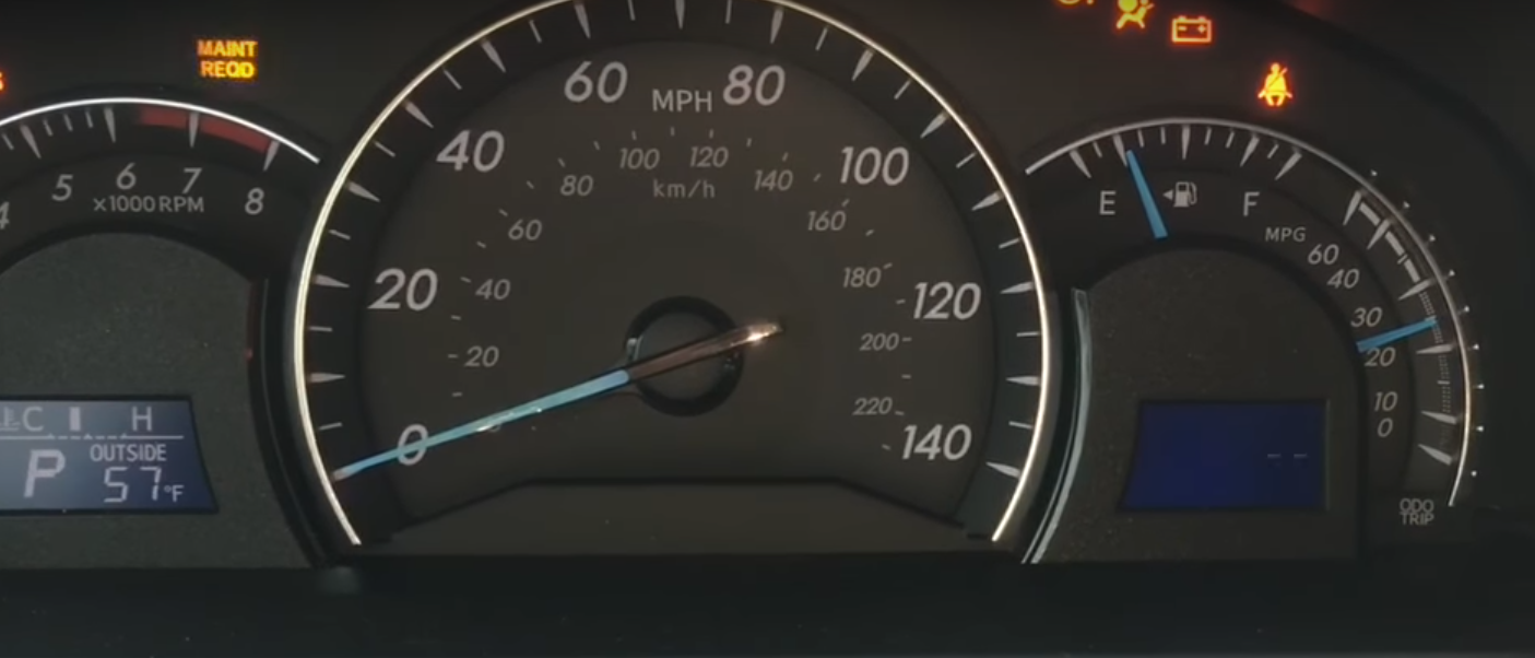 How to Remove Maintenance Required on Toyota Camry  