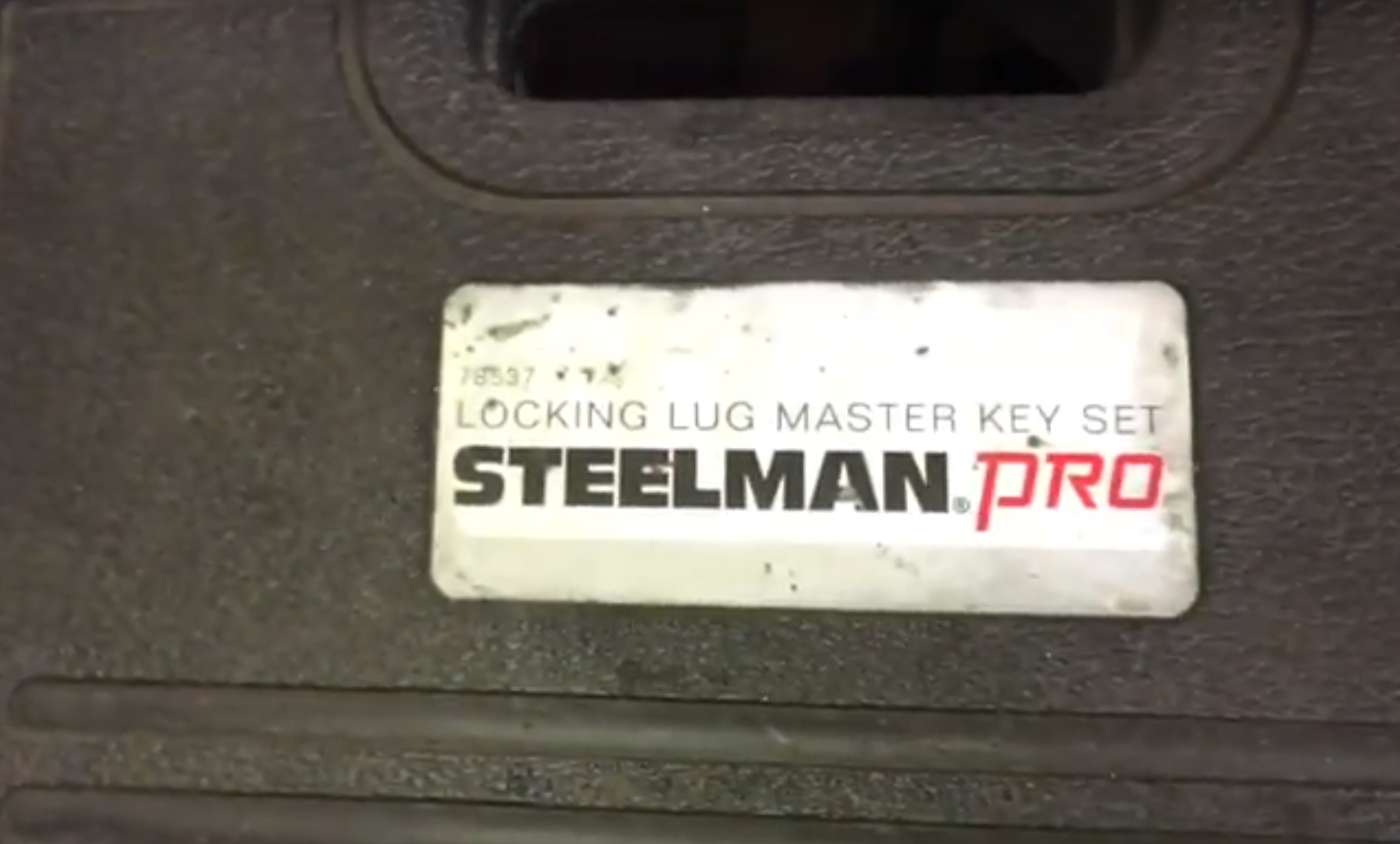 Perfect Solution for Wheel Lock Keys (STEELMAN PRO Master Wheel Lock Key Sets)