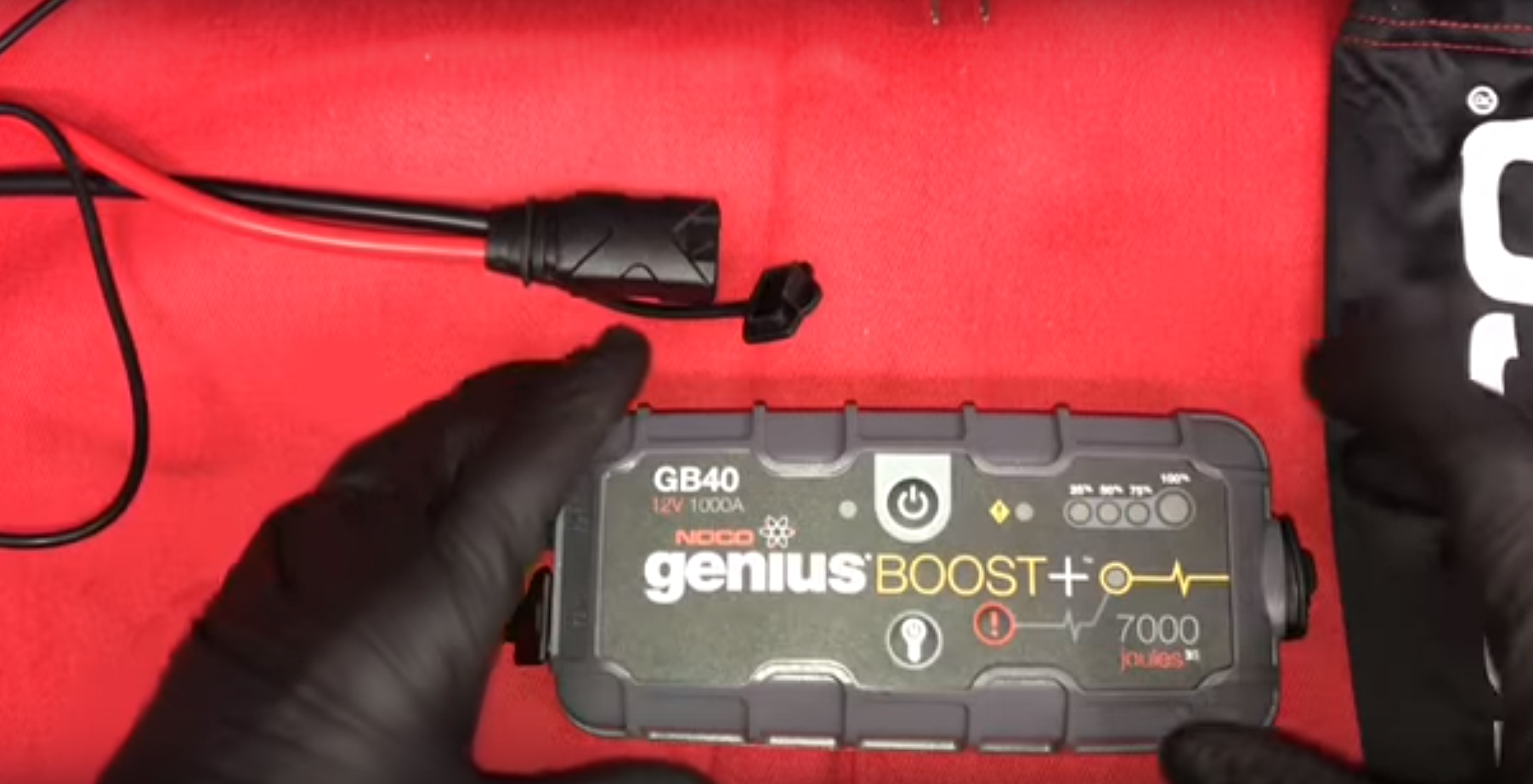 How to Jump Start a Car Battery with a NOCO Genius Boost GB40 UltraSafe  Lithium Jump Starter — How to Automotive