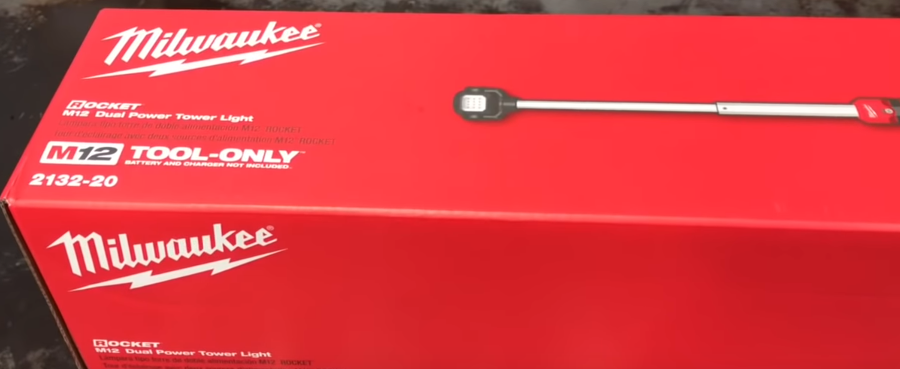 Milwaukee Tools New M12 Rocket LED Tower Light