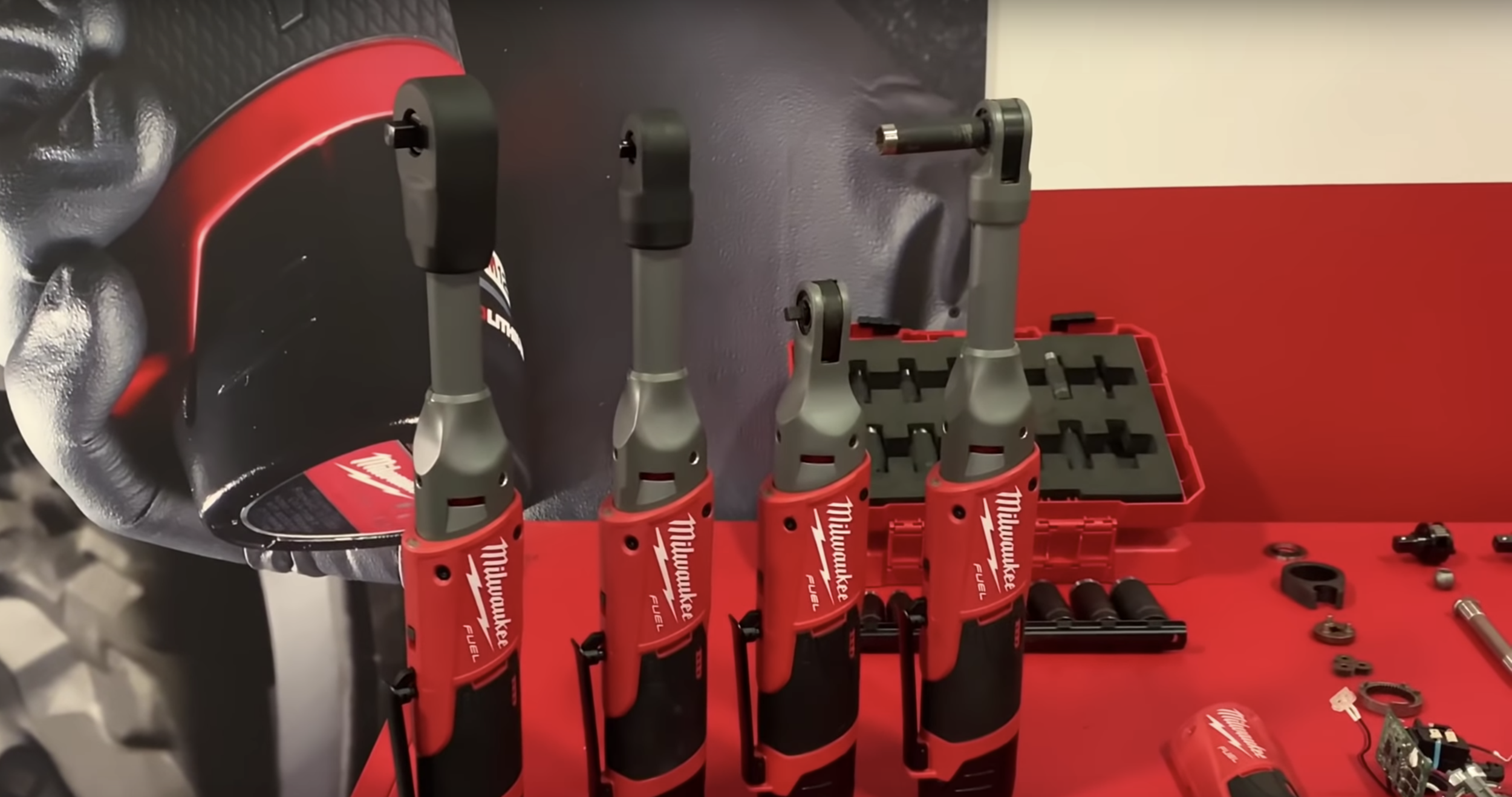 Milwaukee Tools New M12 FUEL Long Neck Cordless Ratchet