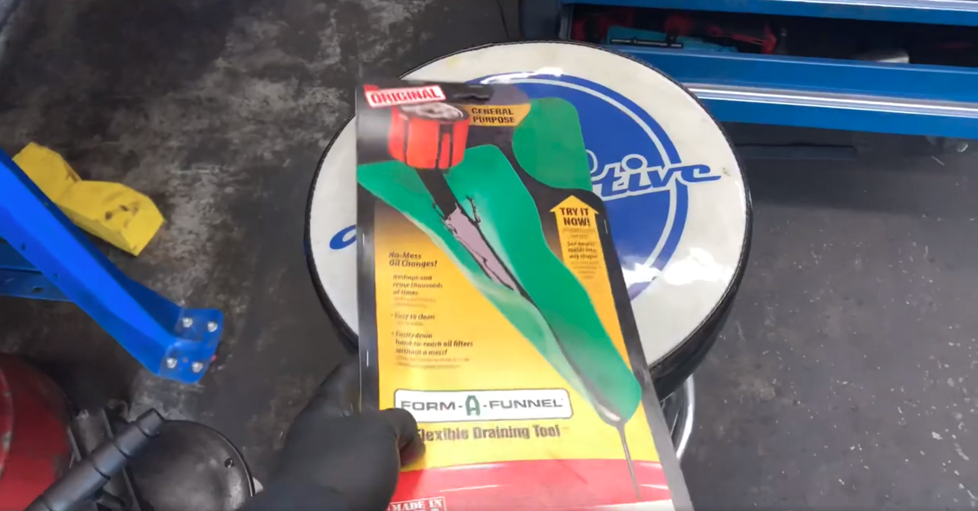 No Mess Oil Change with the Form-A-Funnel