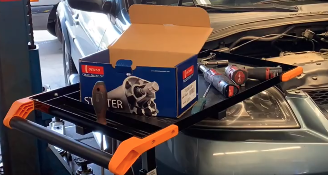 GearWrench Tools Mobile Work Table in Action