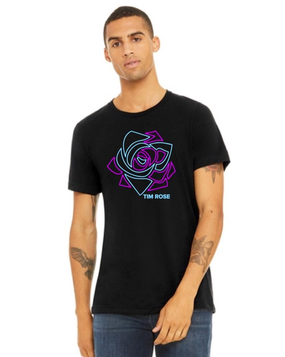 "NEON SIGN" BLACK TEE