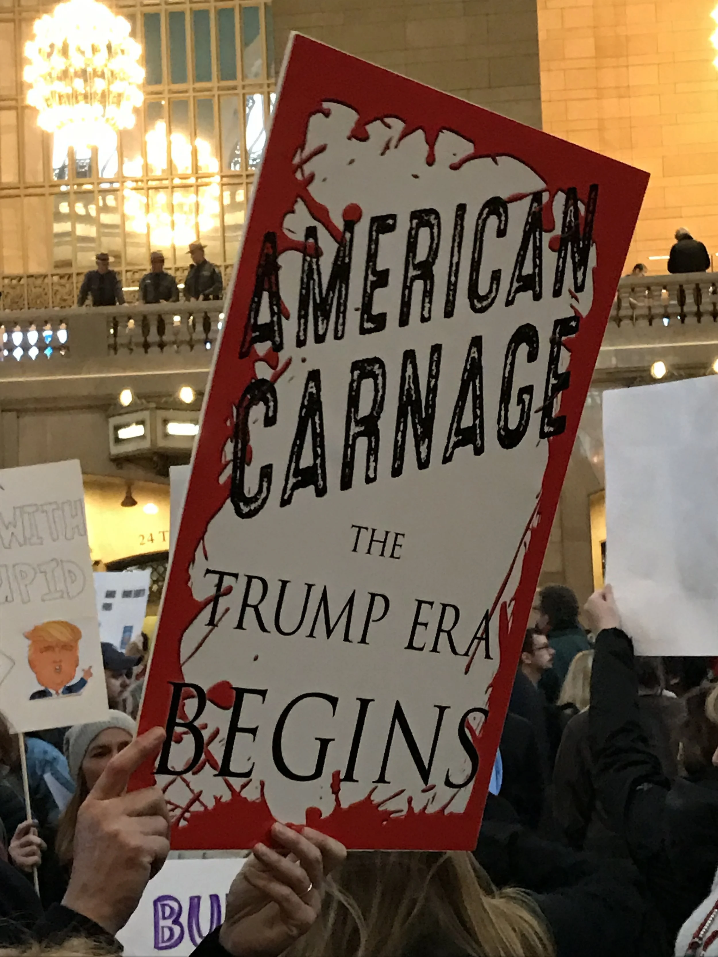 Women’s March, Grand Central Station, NYC, January 21, 2017 © Andrew Stuttaford