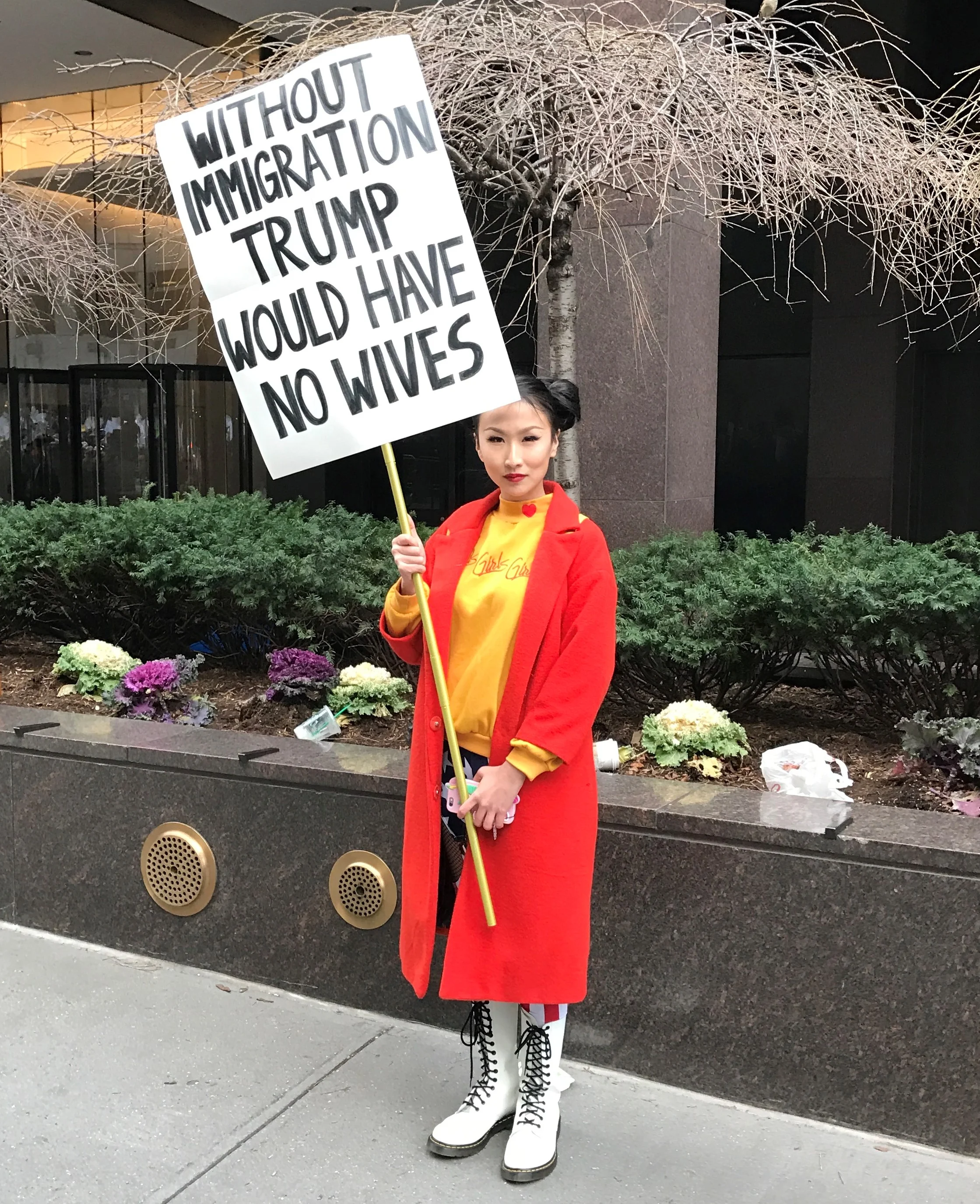 Women’s March, Second Avenue, NYC, January 21, 2017 © Andrew Stuttaford