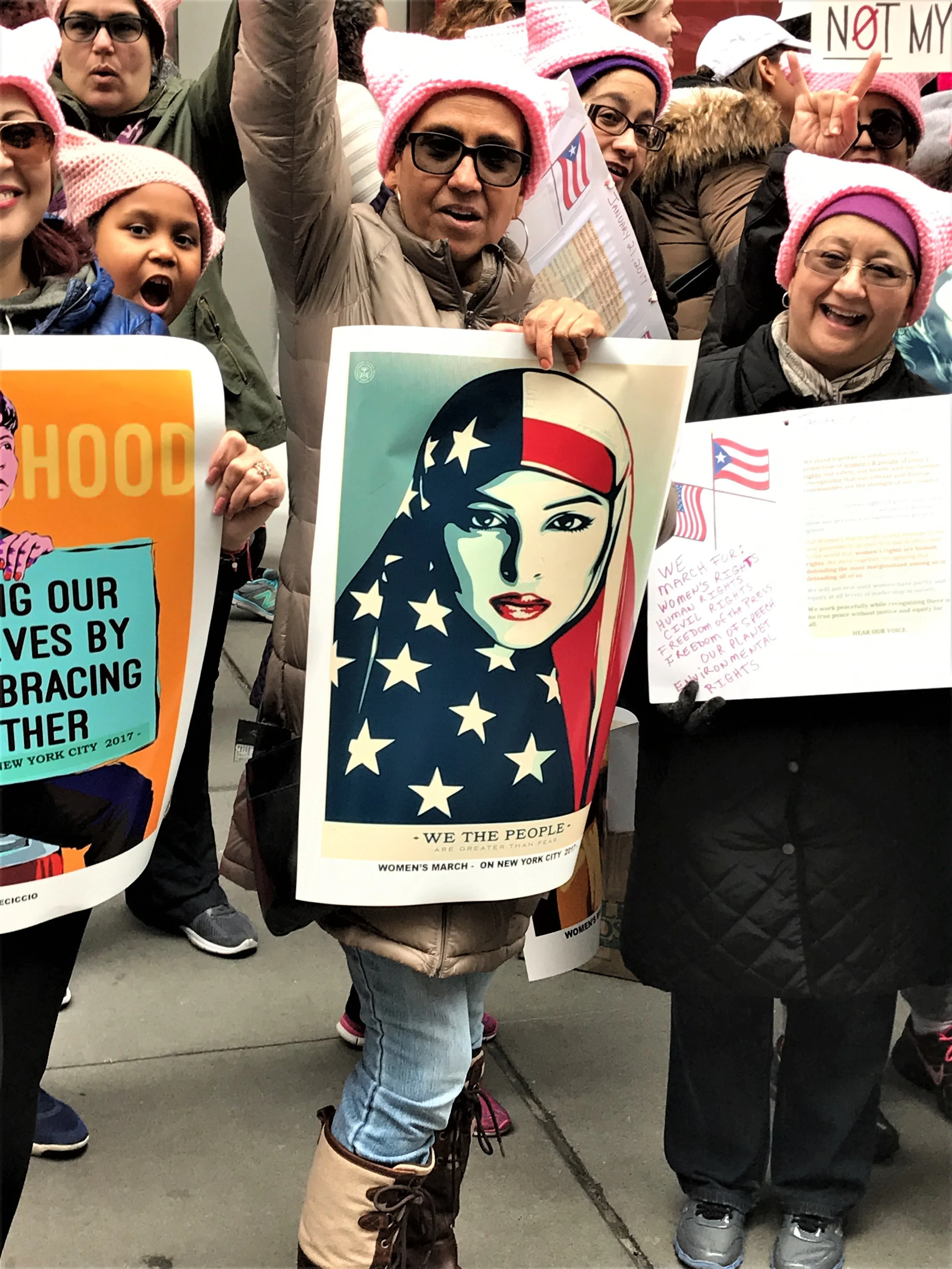 Women’s March, Second Avenue, NYC, January 21, 2017 © Andrew Stuttaford