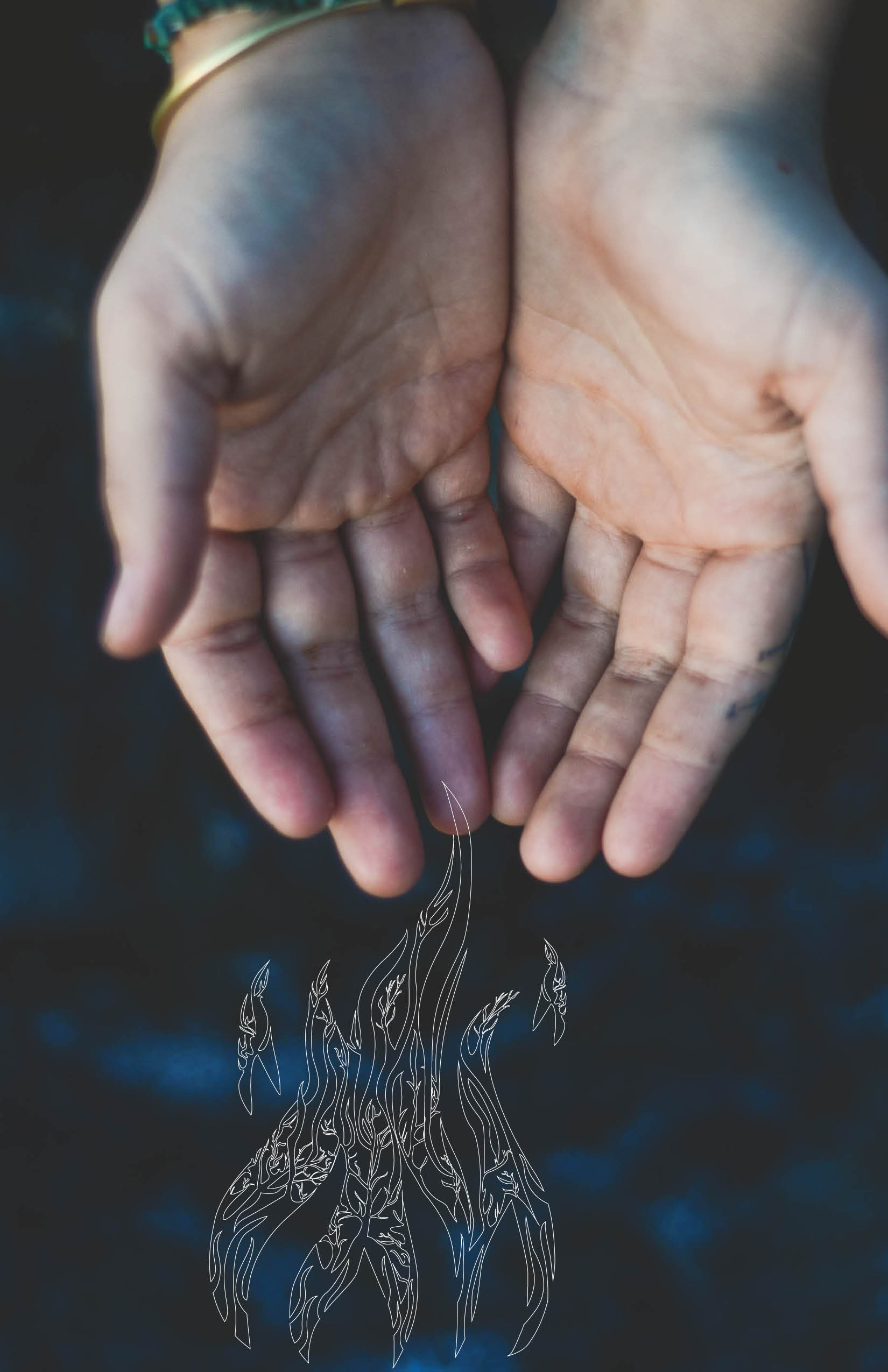 Mother Nature uses the power of fire to warm up the energy around her. This allows her to transmute the material world and to give life to new shapes. Her fire designs the environment in a beautiful and sometimes unexpected way.