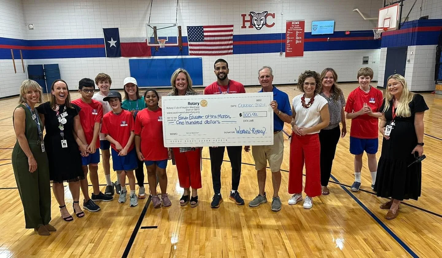 Educator of the Month: Anas Gahaz at Hill Country Middle School