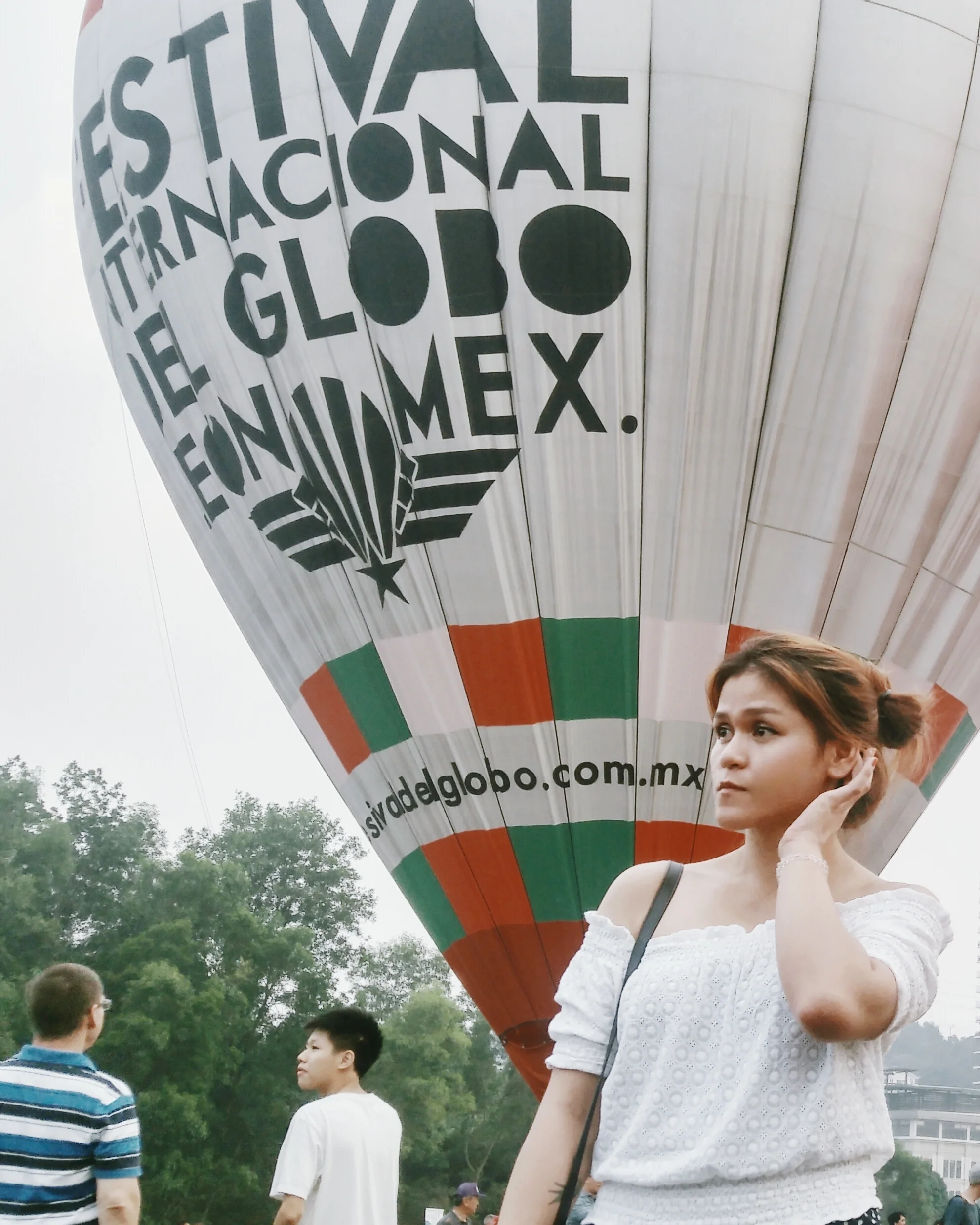 that's 'Leon' behind me, a balloon from Mexico.