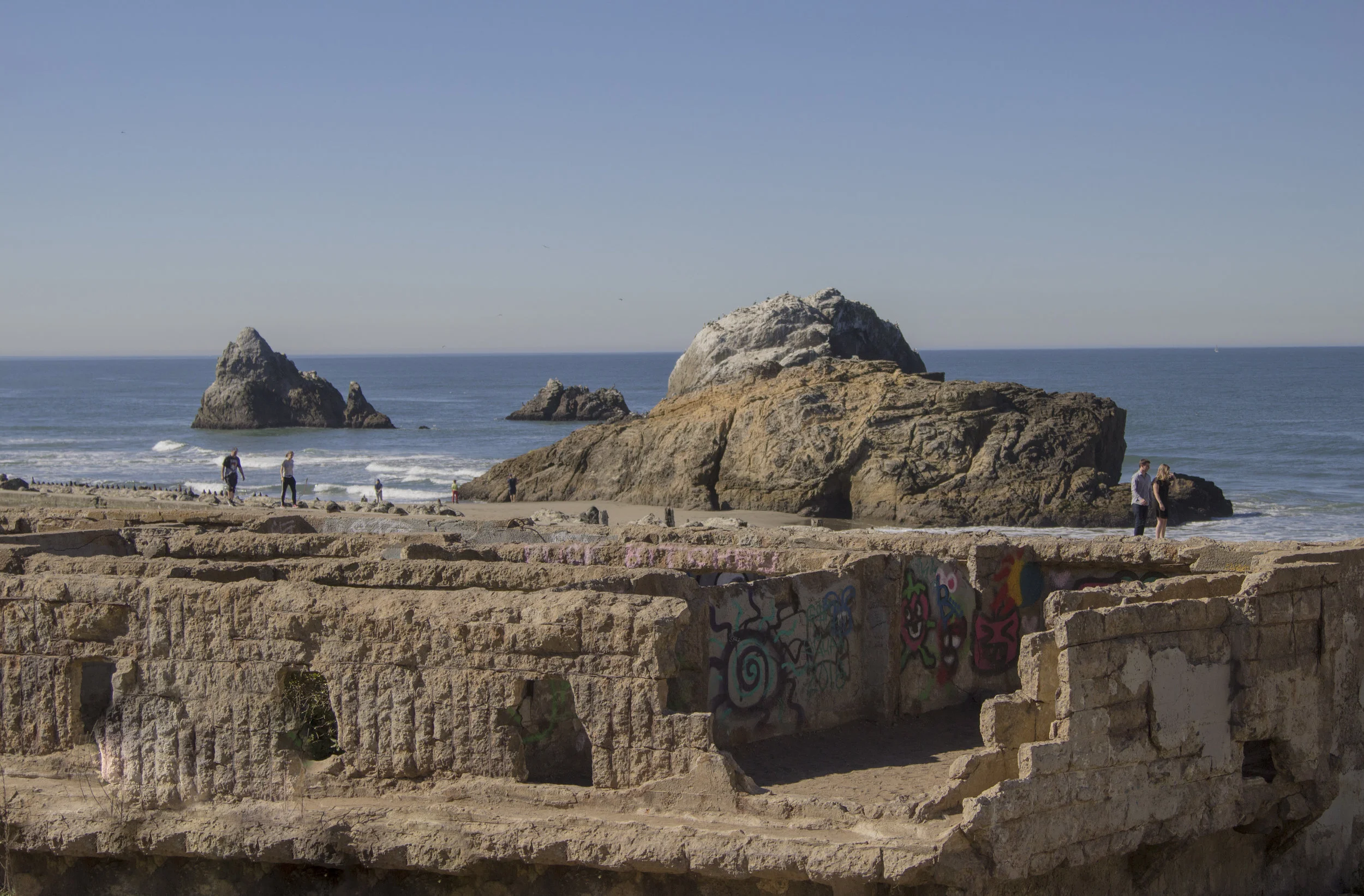 Sutro Bath ruins. Lands End