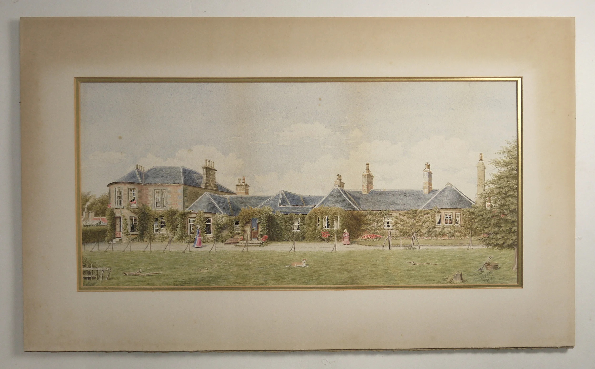 Watercolour Painting - Before Treatment