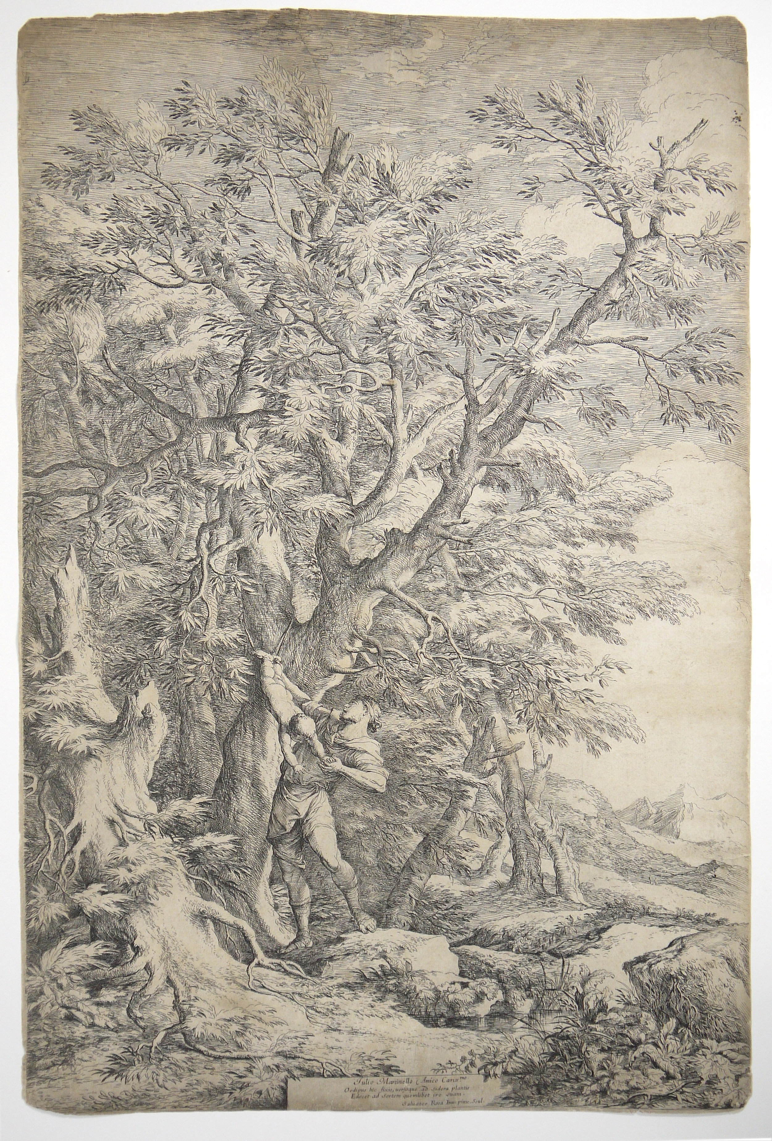 17th Century Engraving - After Treatment