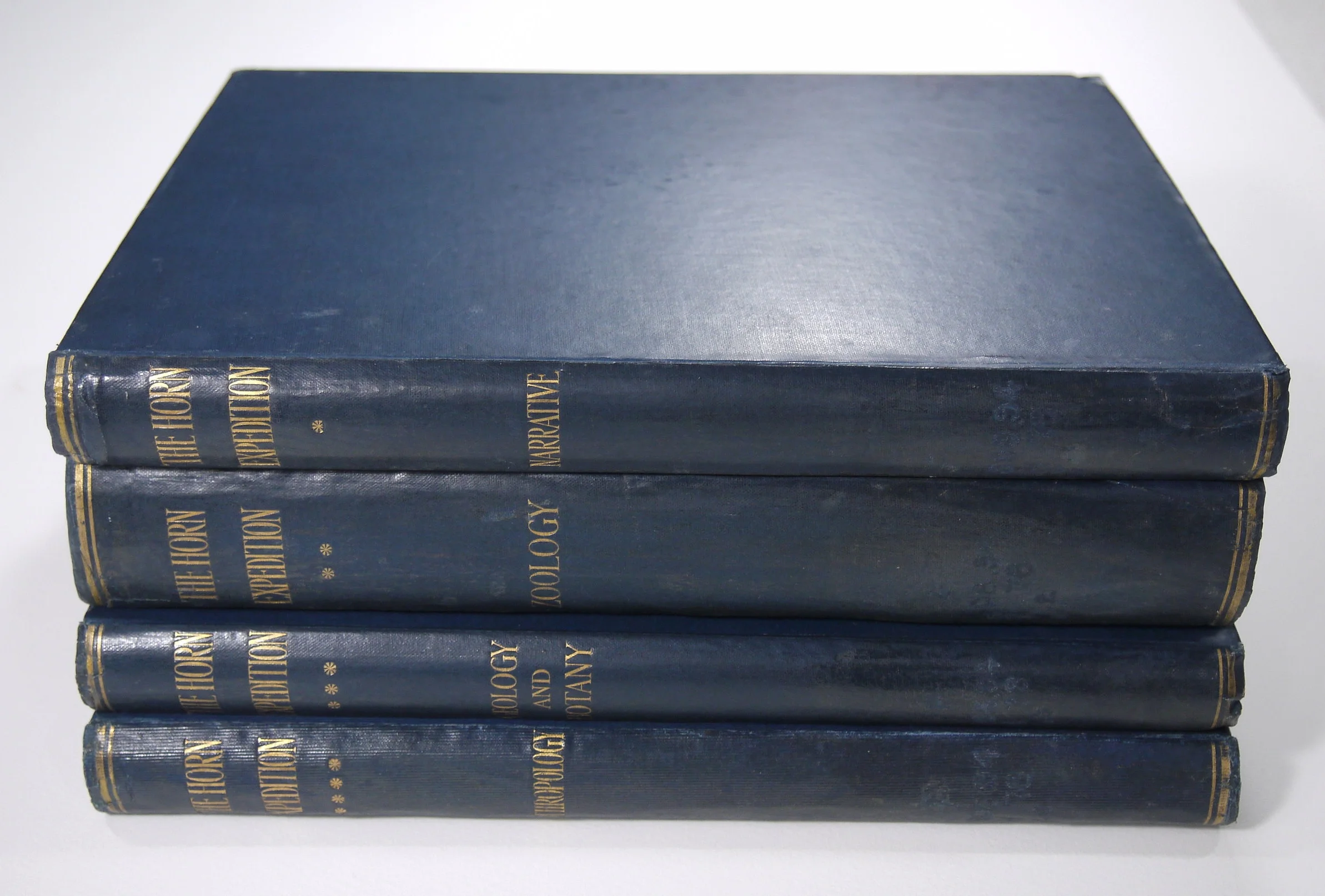 19th century cloth-bound 4 volume set - After Treatment