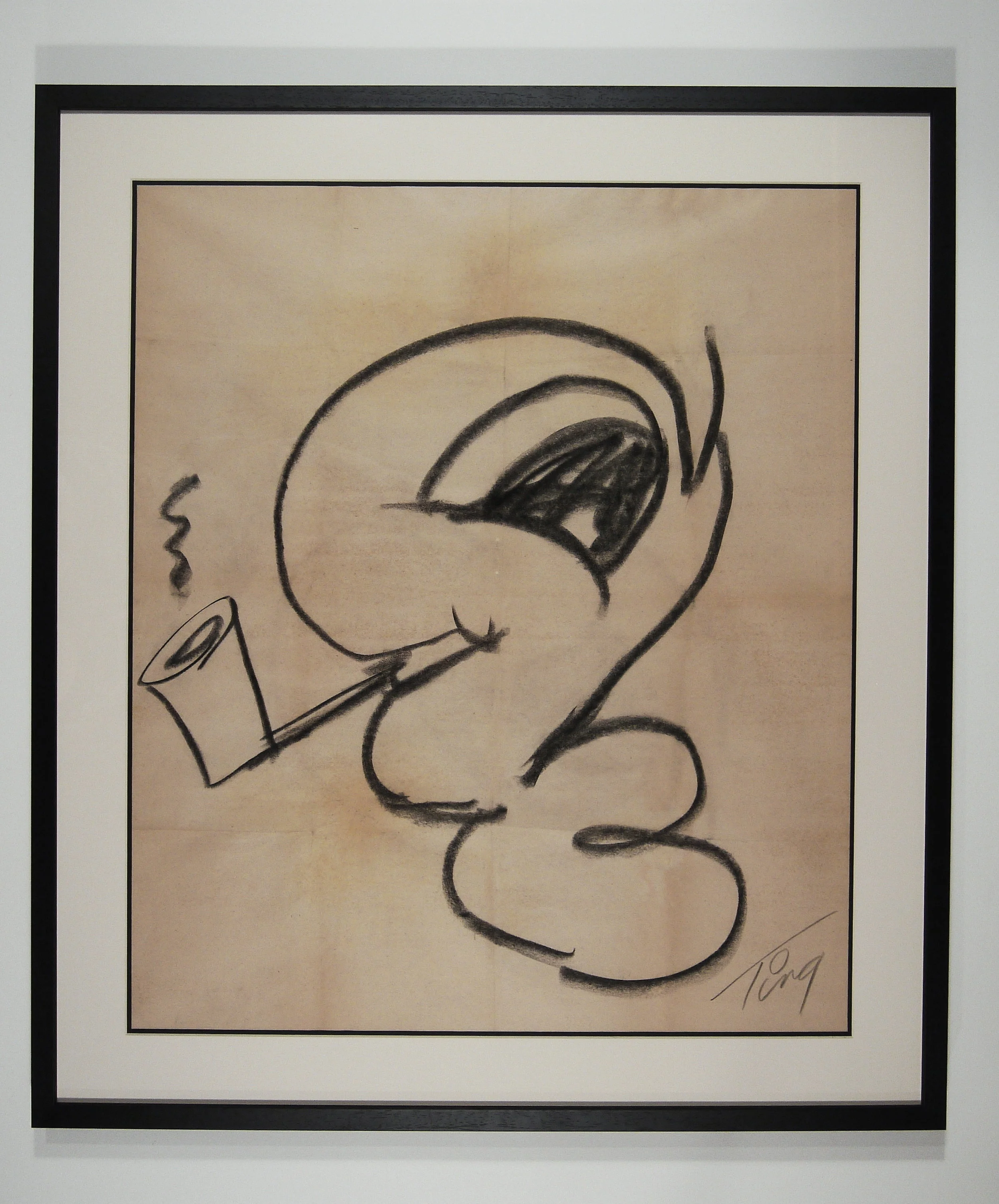 Charcoal Sketch - After Conservation