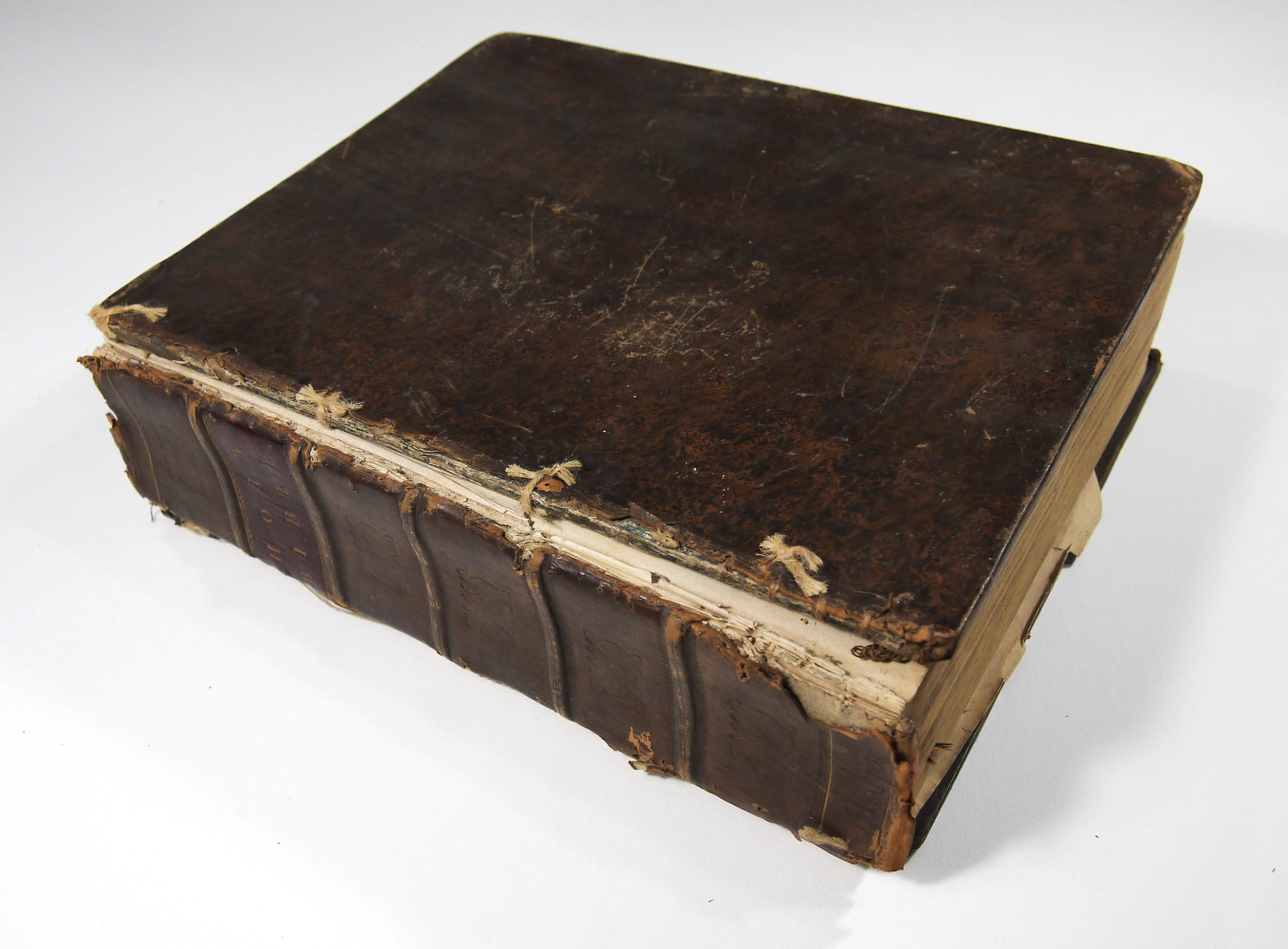 Holy Bible, 1817 - Before Treatment