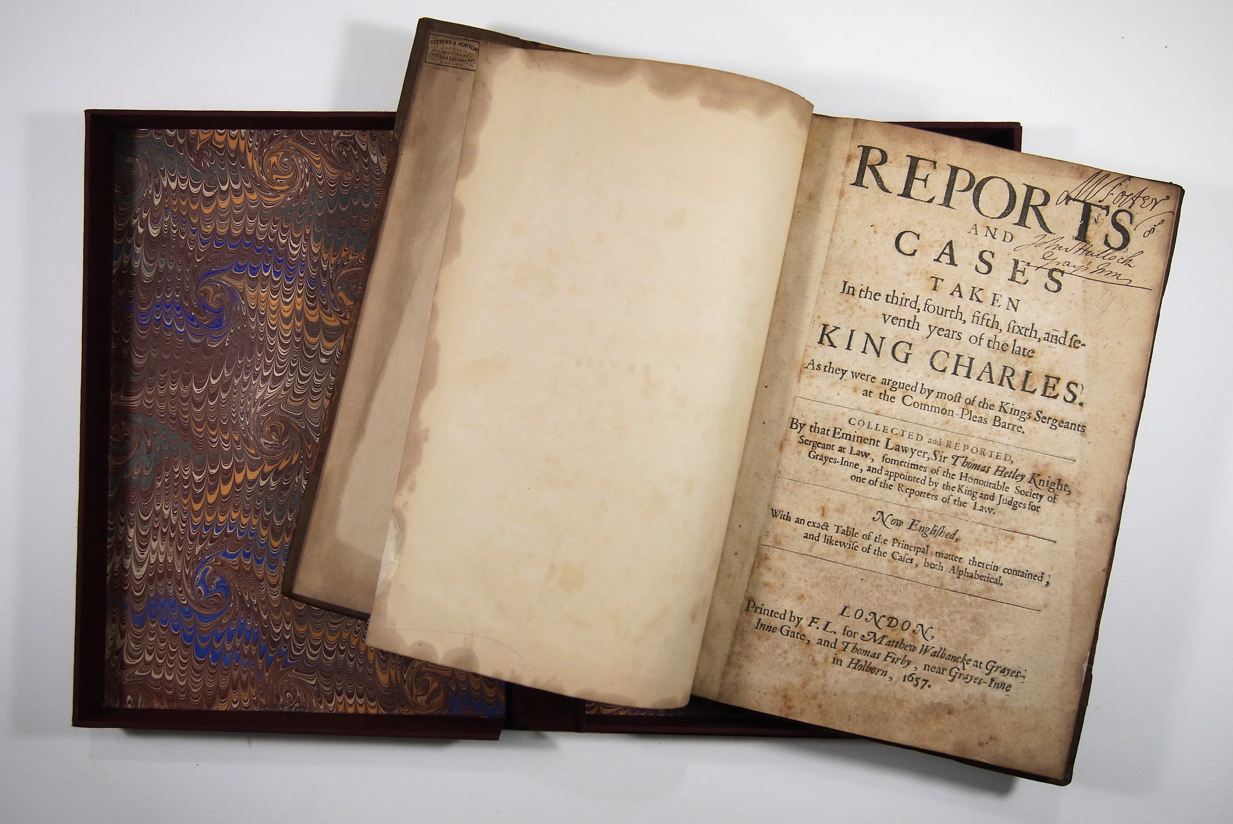 Rare Book in Custom Clamshell Box