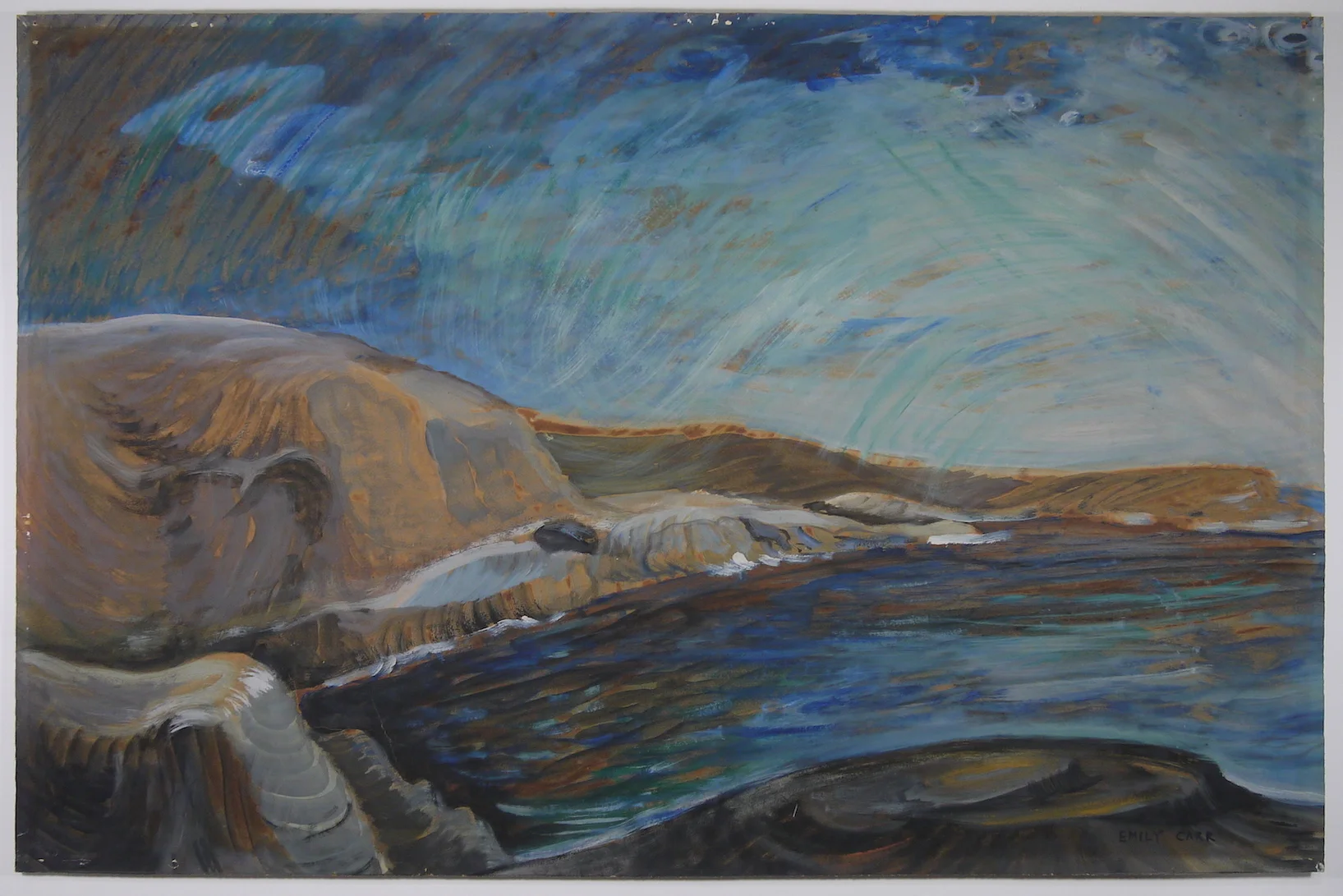 Emily Carr painting - Before Treatment