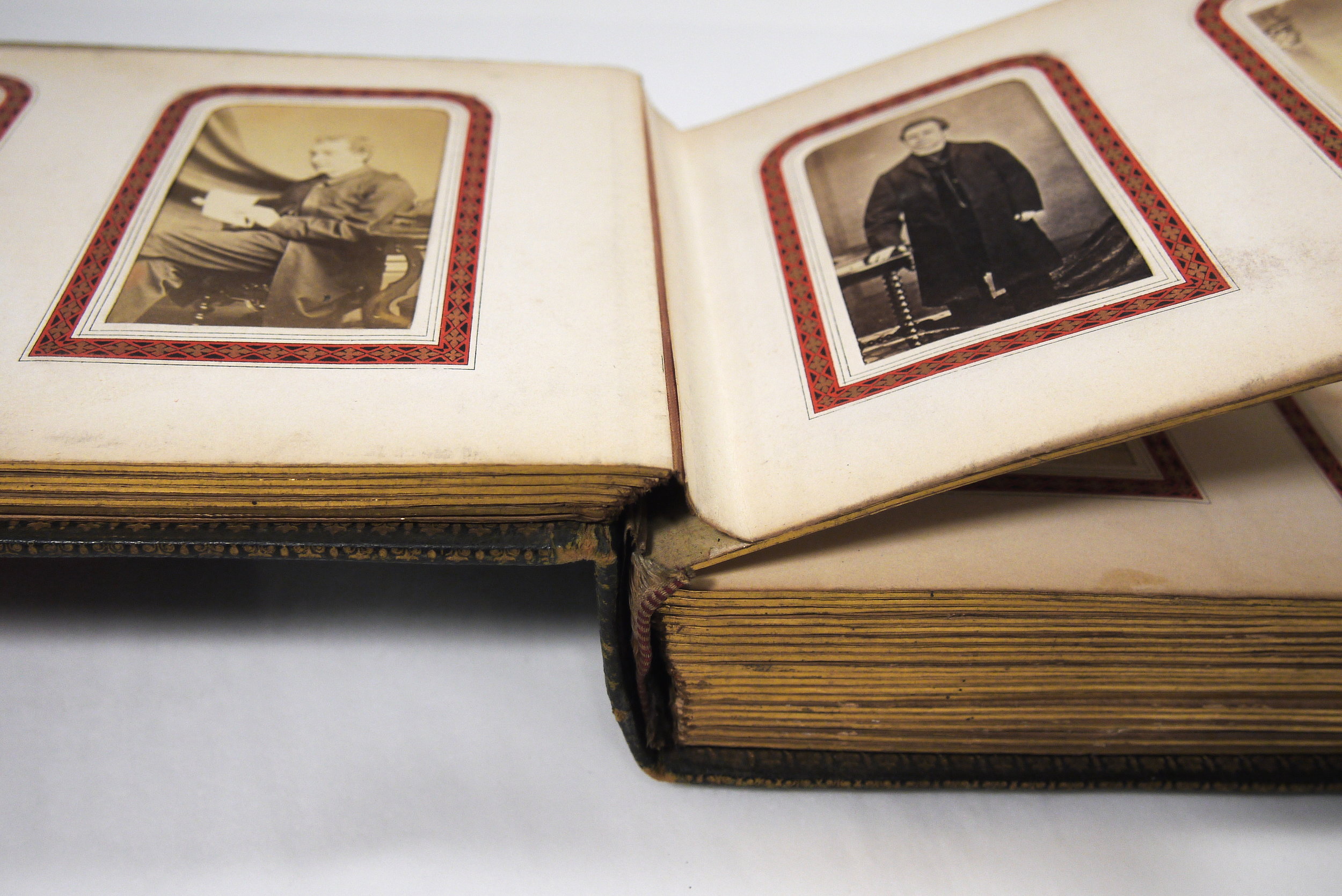 Book Conservation: A 19th Century Carte de Visite Photograph Album