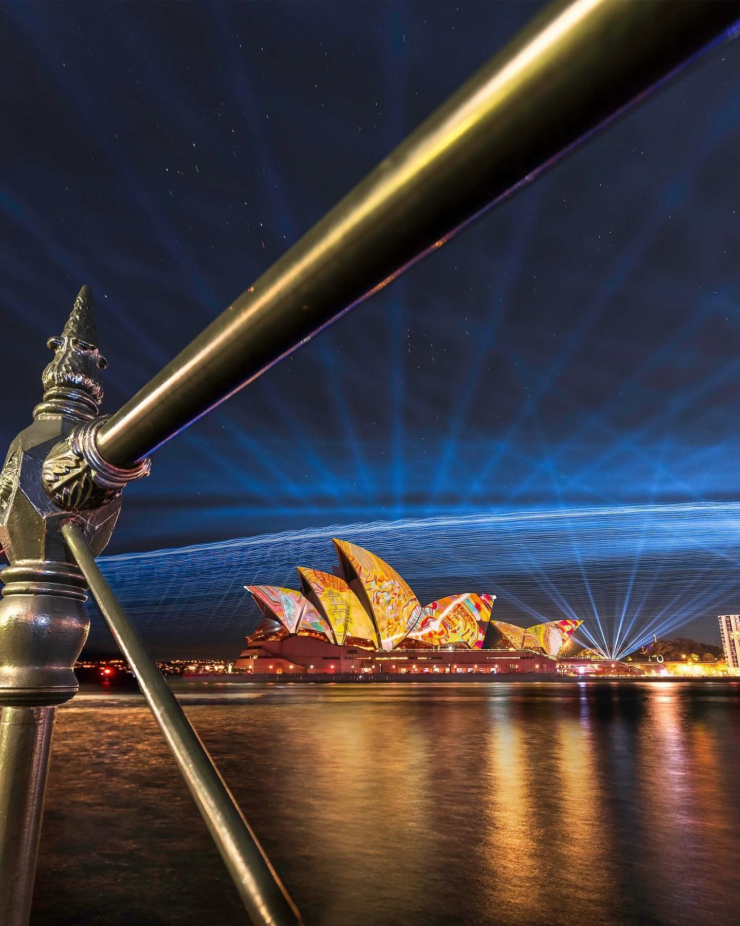 Here’s one more @vividsydney angle! For this image I used a circular polariser from @kasefiltersglobal 🌃 You may not think to use a polariser at night, but it can really make a huge diffence to how you balance a scene at dark. The fence and th