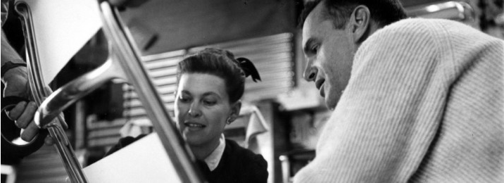 Portrait of Charles and Ray Eames, courtesy of The Eames Foundation&nbsp;