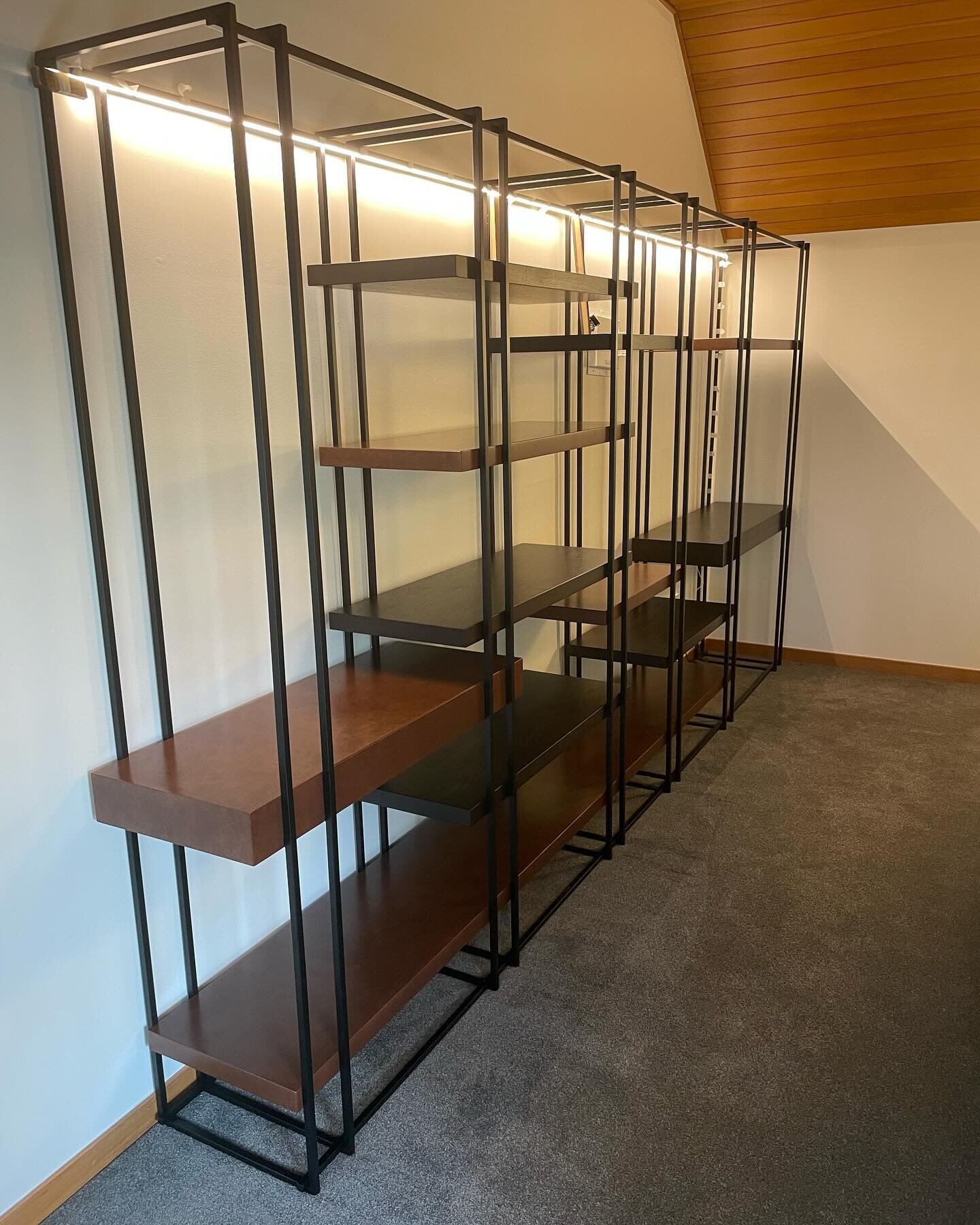 Floating shelving unit designed and manufactured for a client in Christchurch who I have been working with for a couple of years now! It&rsquo;s such a compliment if your clients come back to you all the time 😀 

The unit is made from a Solid Oak co