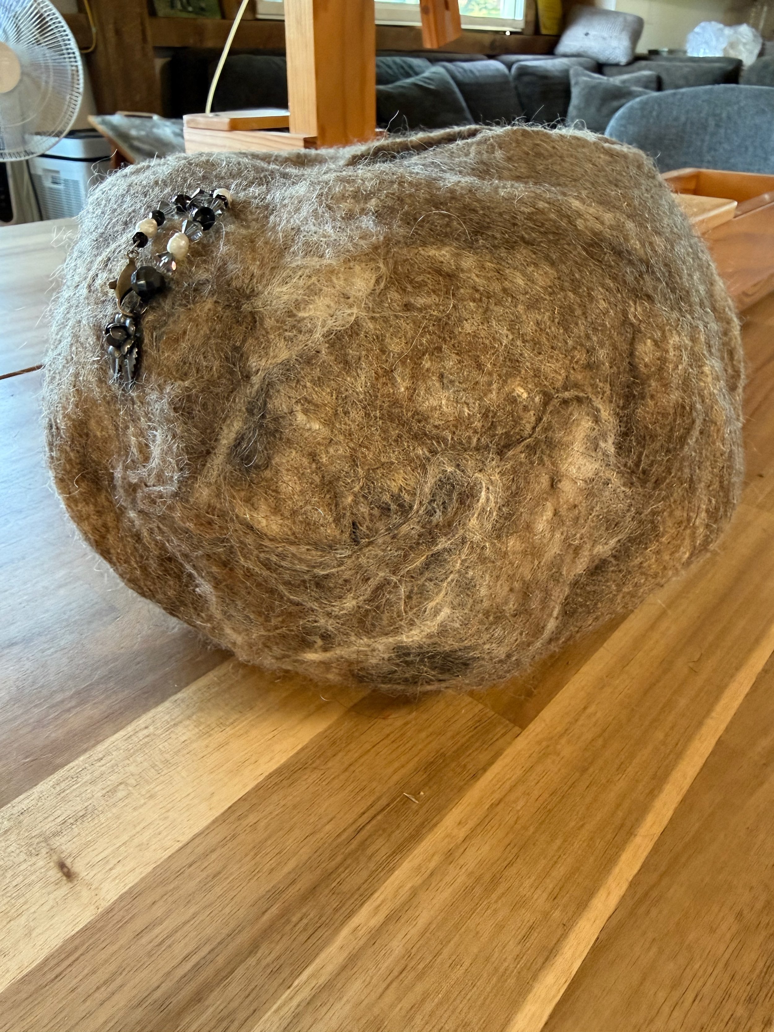 Felted bowl