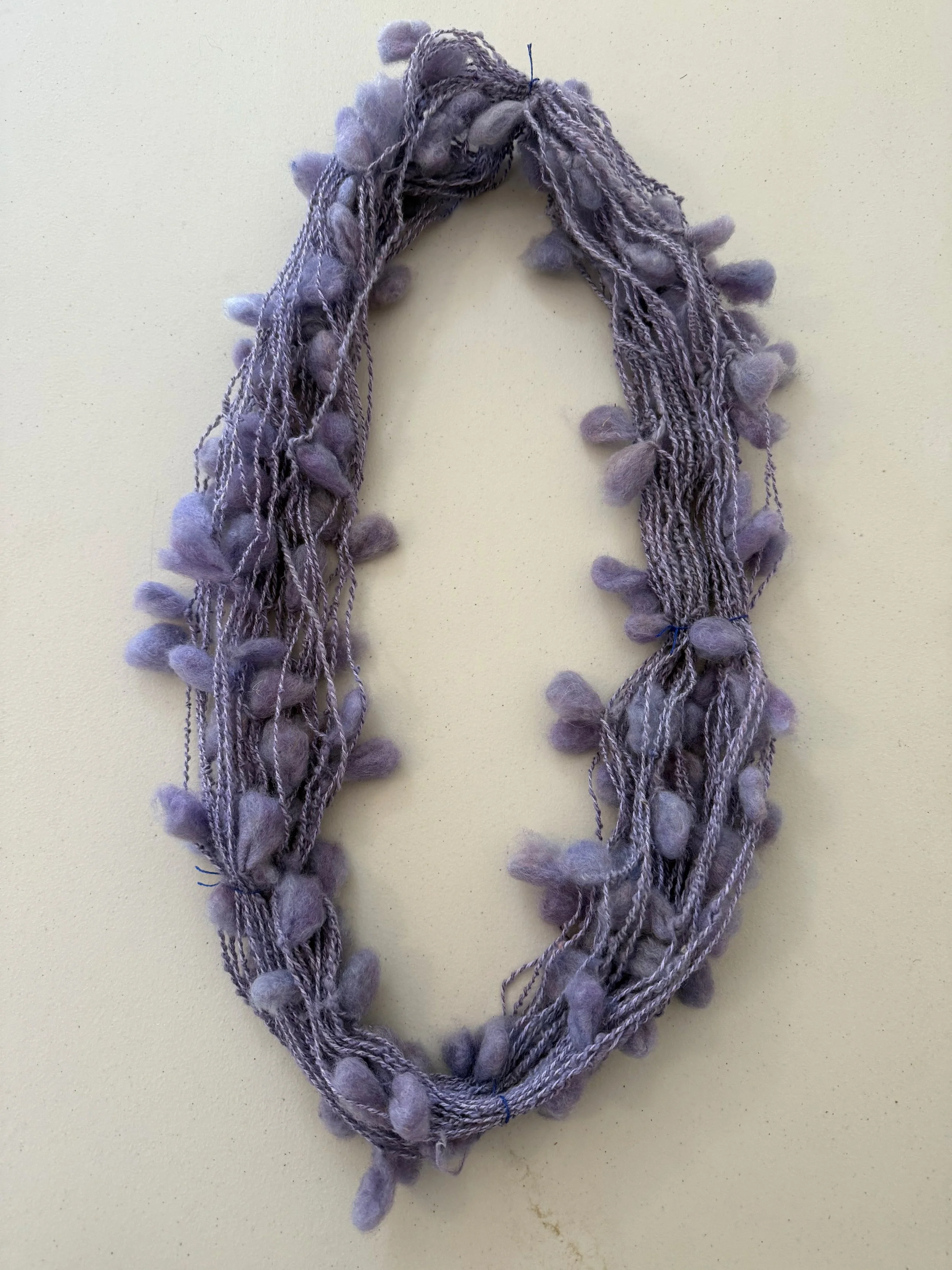 Puffs yarn - an art yarn