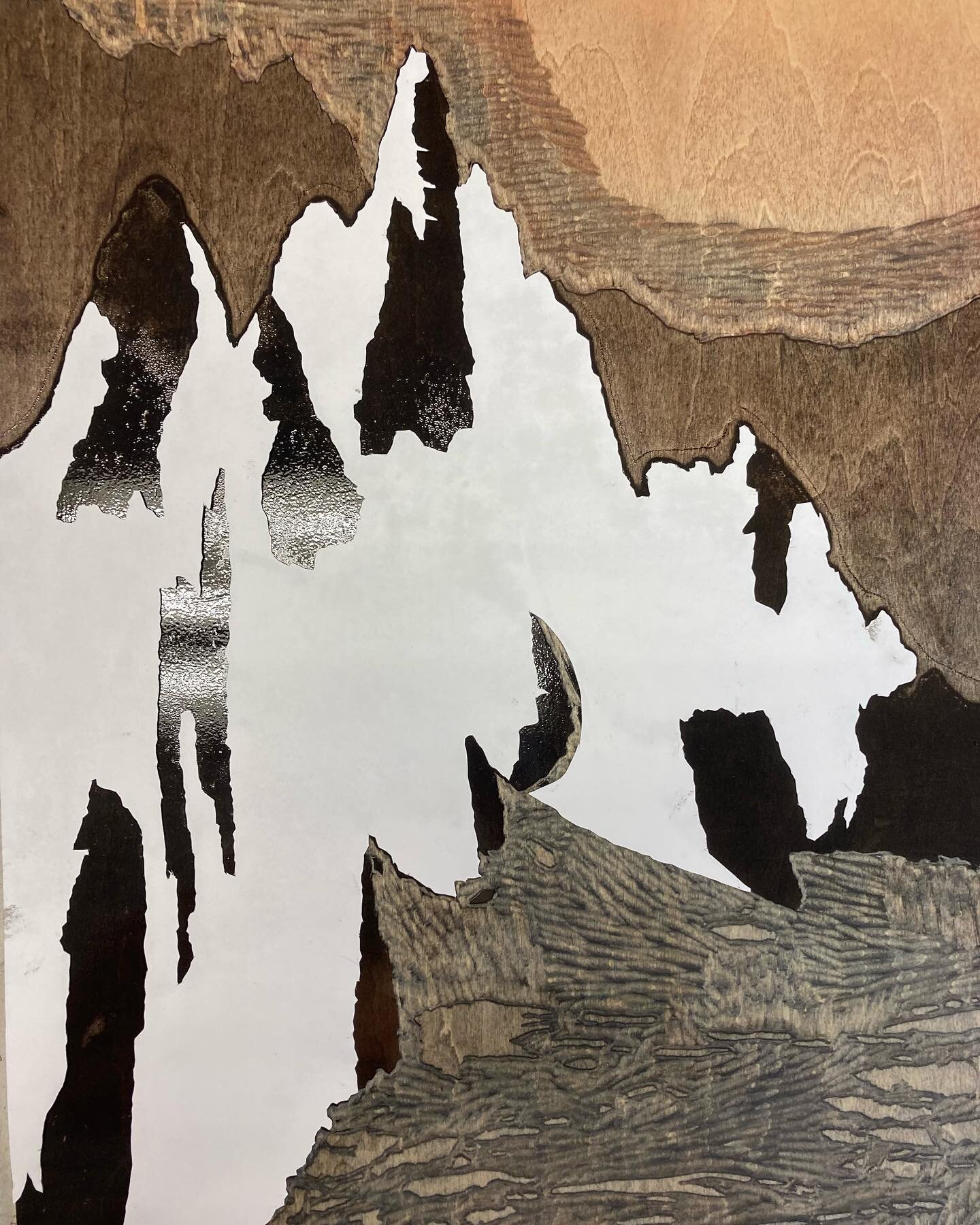 I love it when the process gives you ideas. Many printmakers feel the same. The nature of printmaking constantly folds suggestions back into your work. 

#woodblockprintmaking #woodblockprinting #printingbyhand #reliefprintmaking #reliefprint #workin