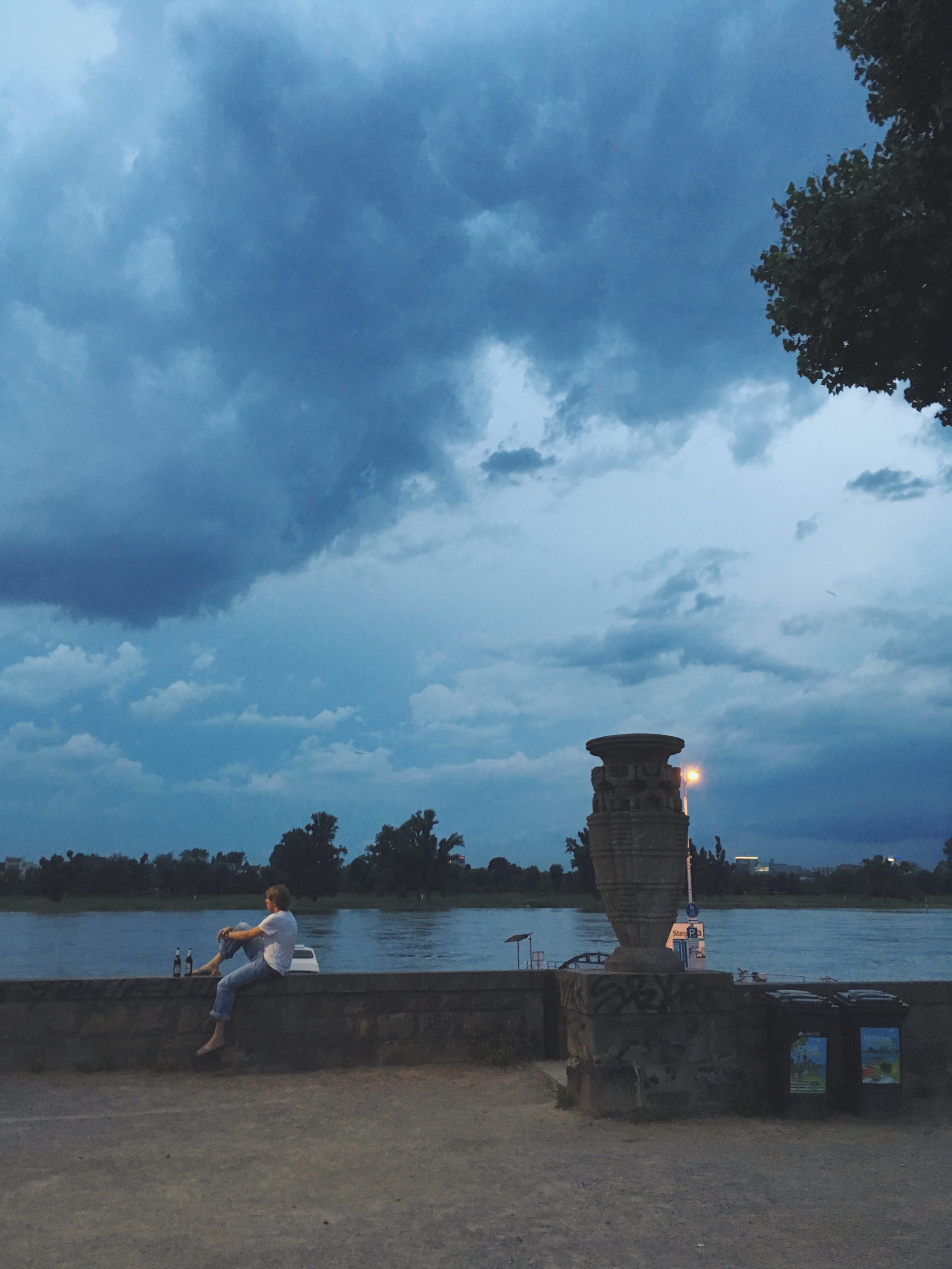 Contemplative by the Rhine River