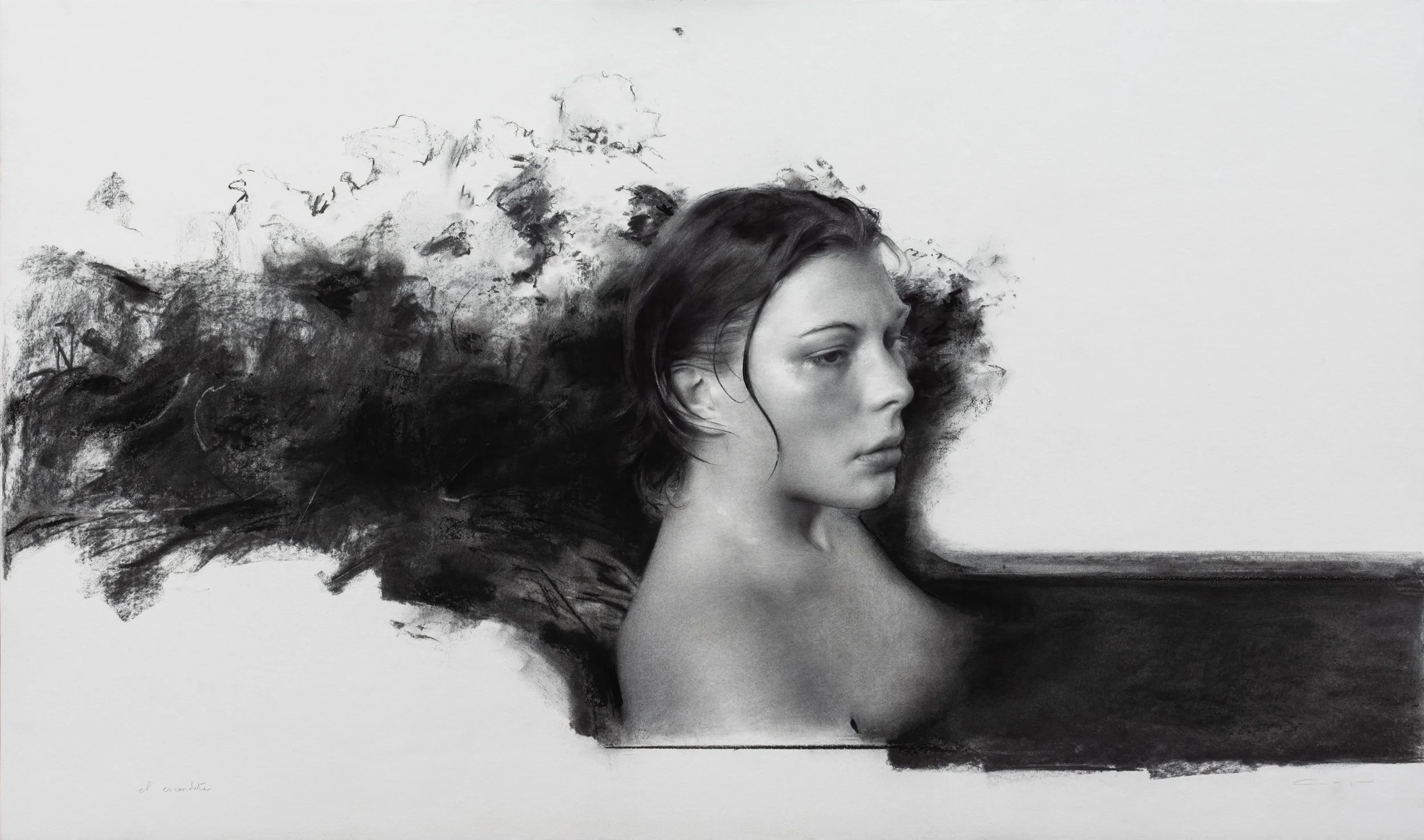 El Escondite · Mixed Media · 23.5 x 39.5 in · 2025
