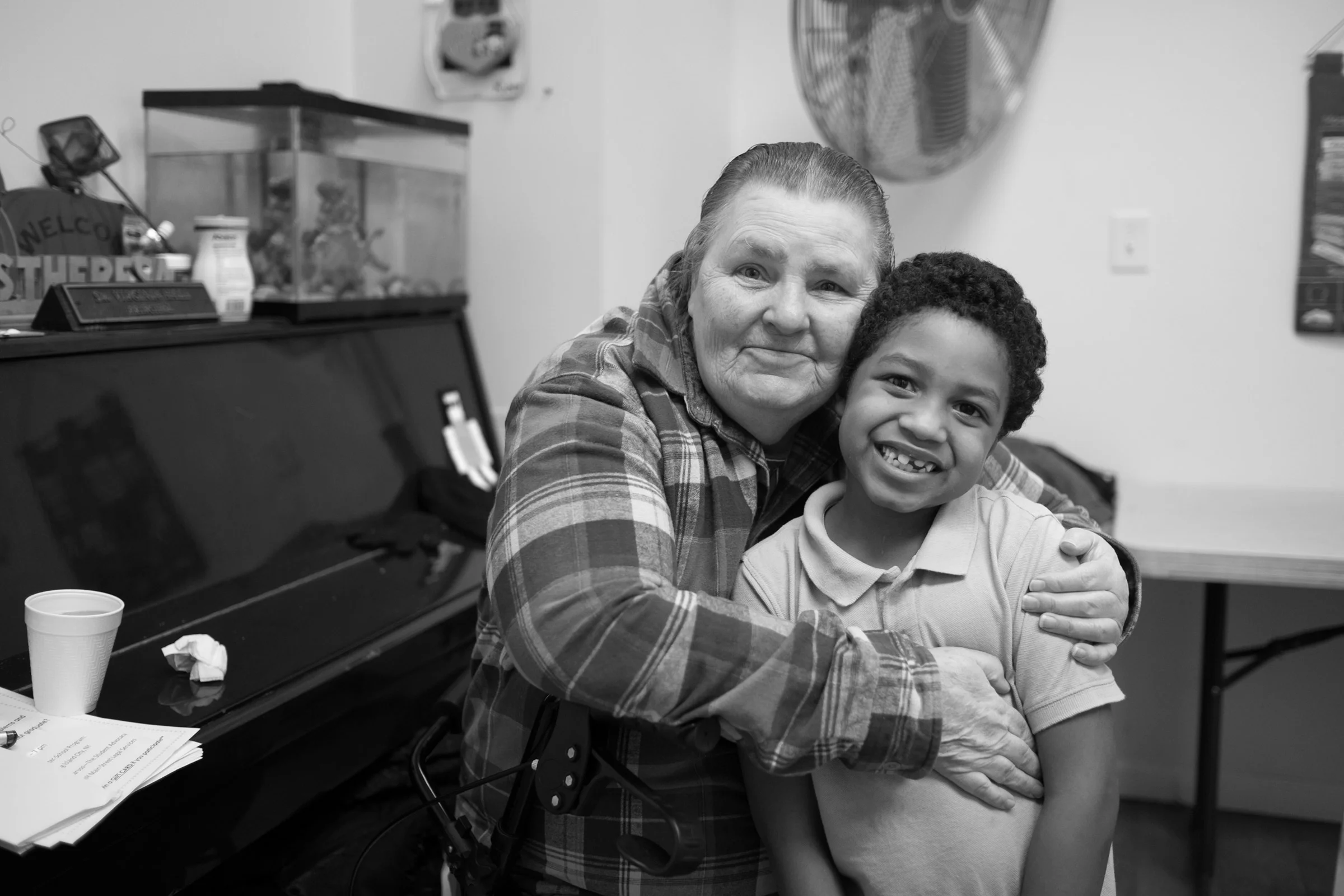 Carol with Cecil, now age six. Long Island City, NY (February 1, 2018)