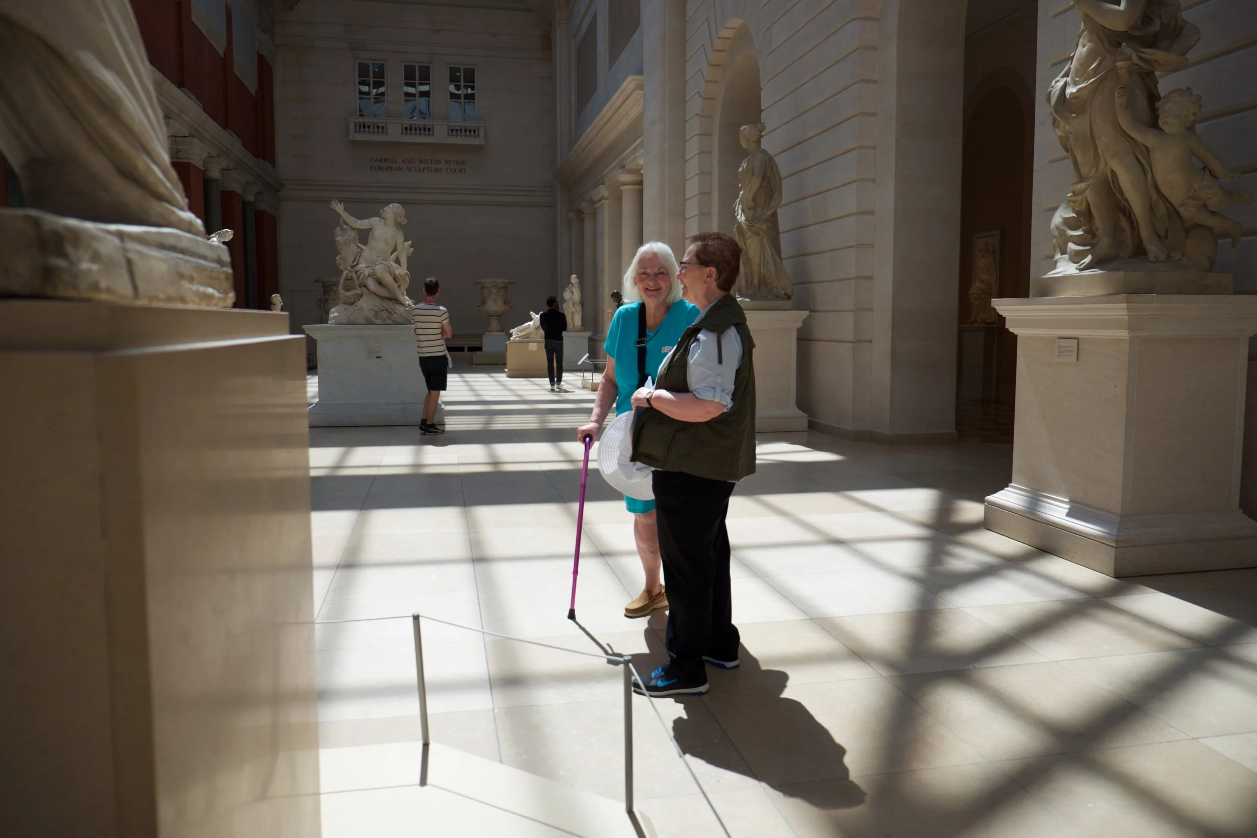 At the Metropolitan Museum of Art with the former Superintendent of Bedford Hills Correctional Facility. New York City (July 19, 2017).