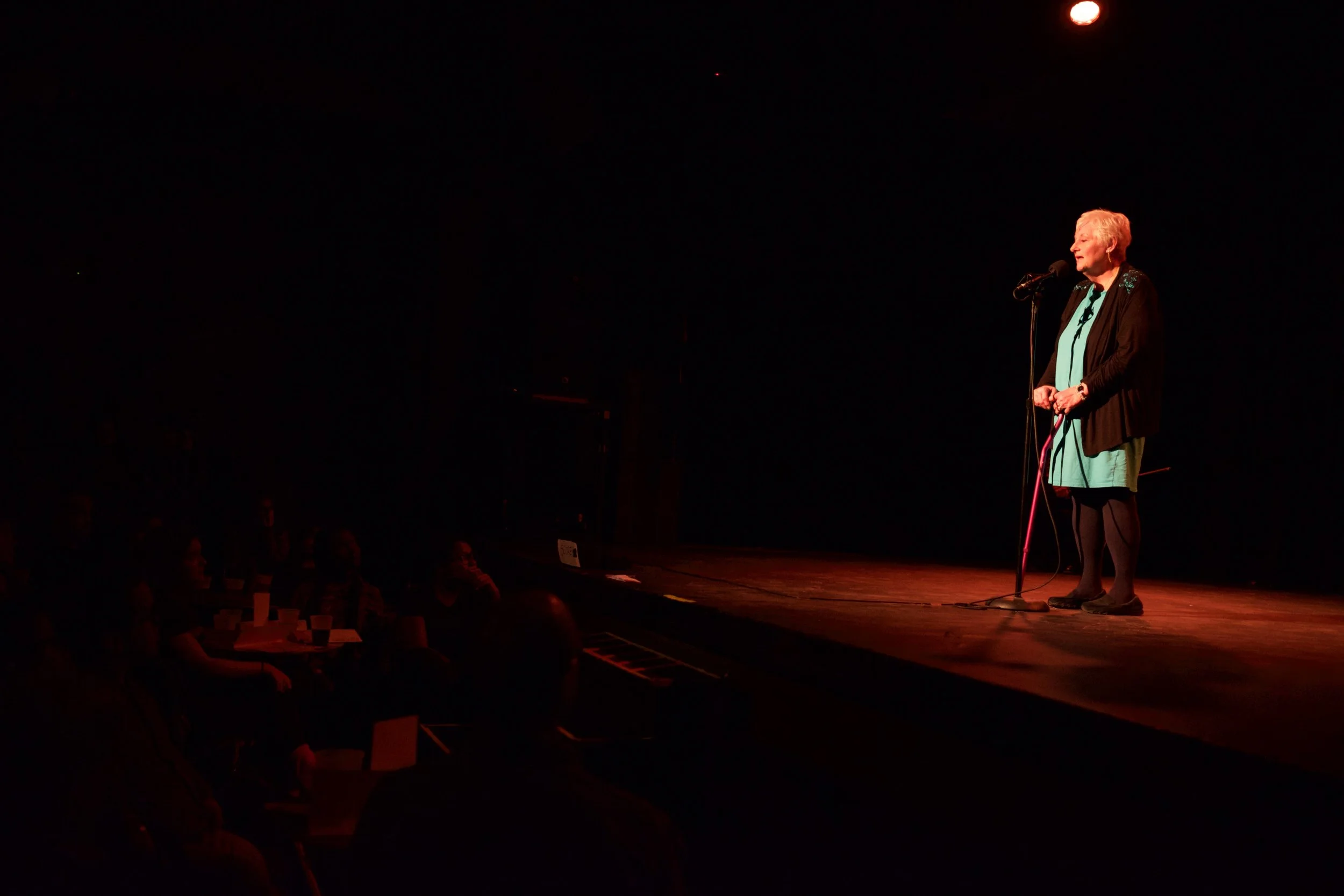 Karen at the Grand Slam Championship of The Moth. Music Hall of Williamsburg, Brooklyn, New York (March 19, 2018)