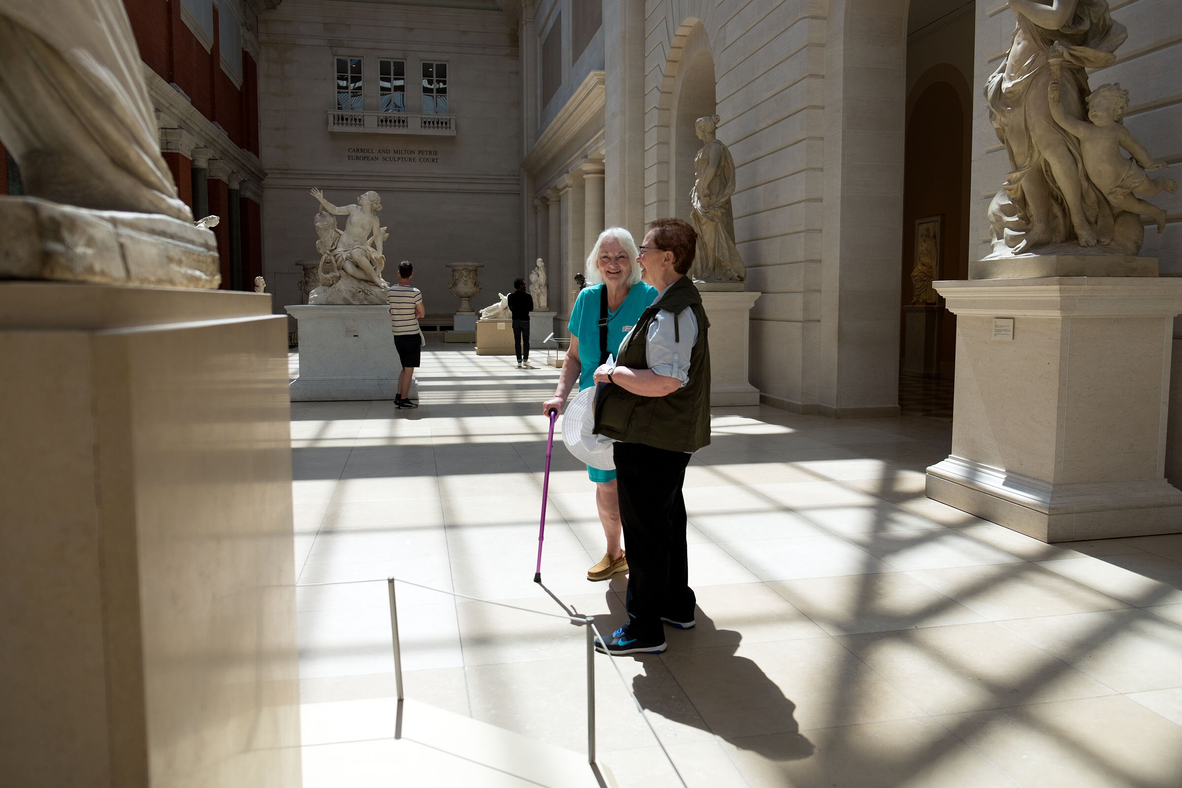   At the Metropolitan Museum of Art with the former Superintendent of Bedford Hills Correctional Facility. New York City (July 19, 2017).  