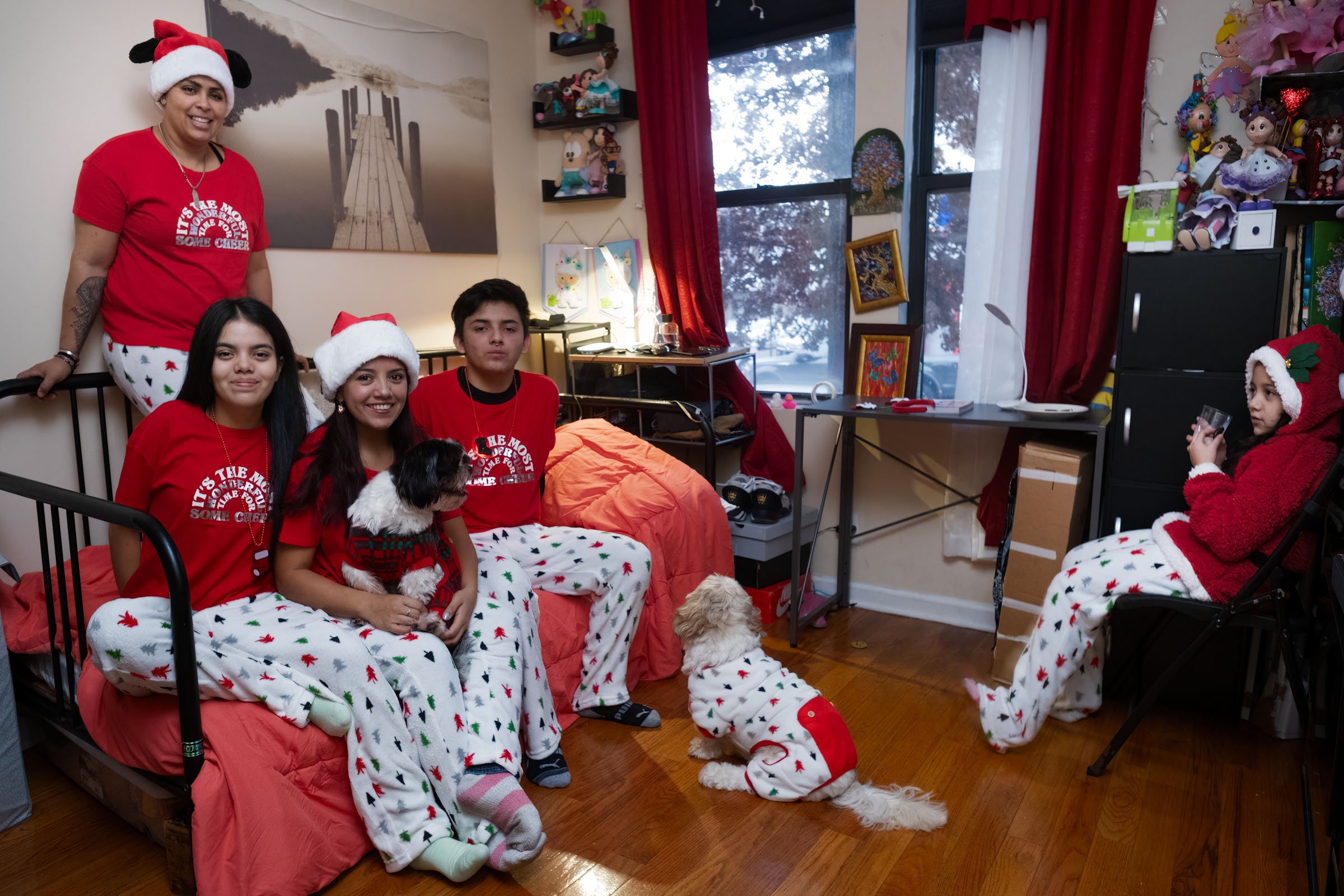  Evelyn, with her wife Andrea, and Andrea’s three children, who moved from Ecuador in August, 2021, to live with Evelyn and Andrea. Queens, NY (December 2021) 