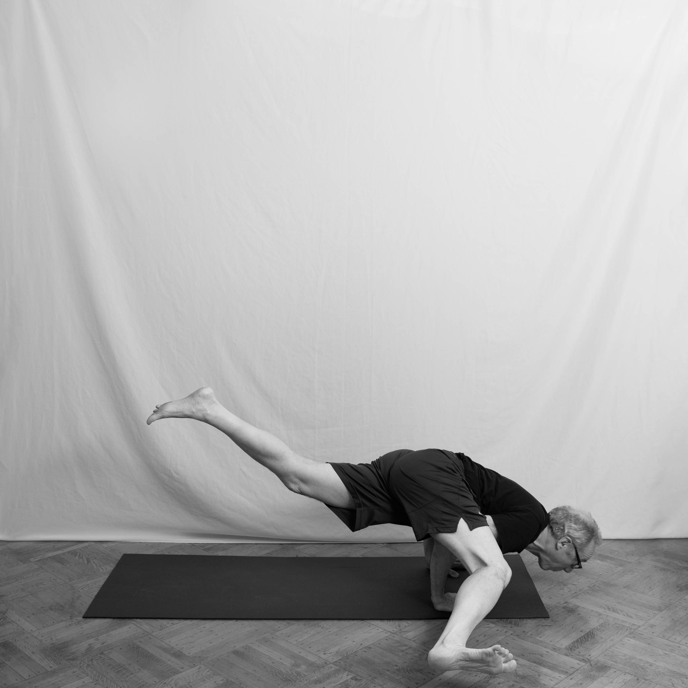 BILLY, 65. Practicing Yoga for 11 years.