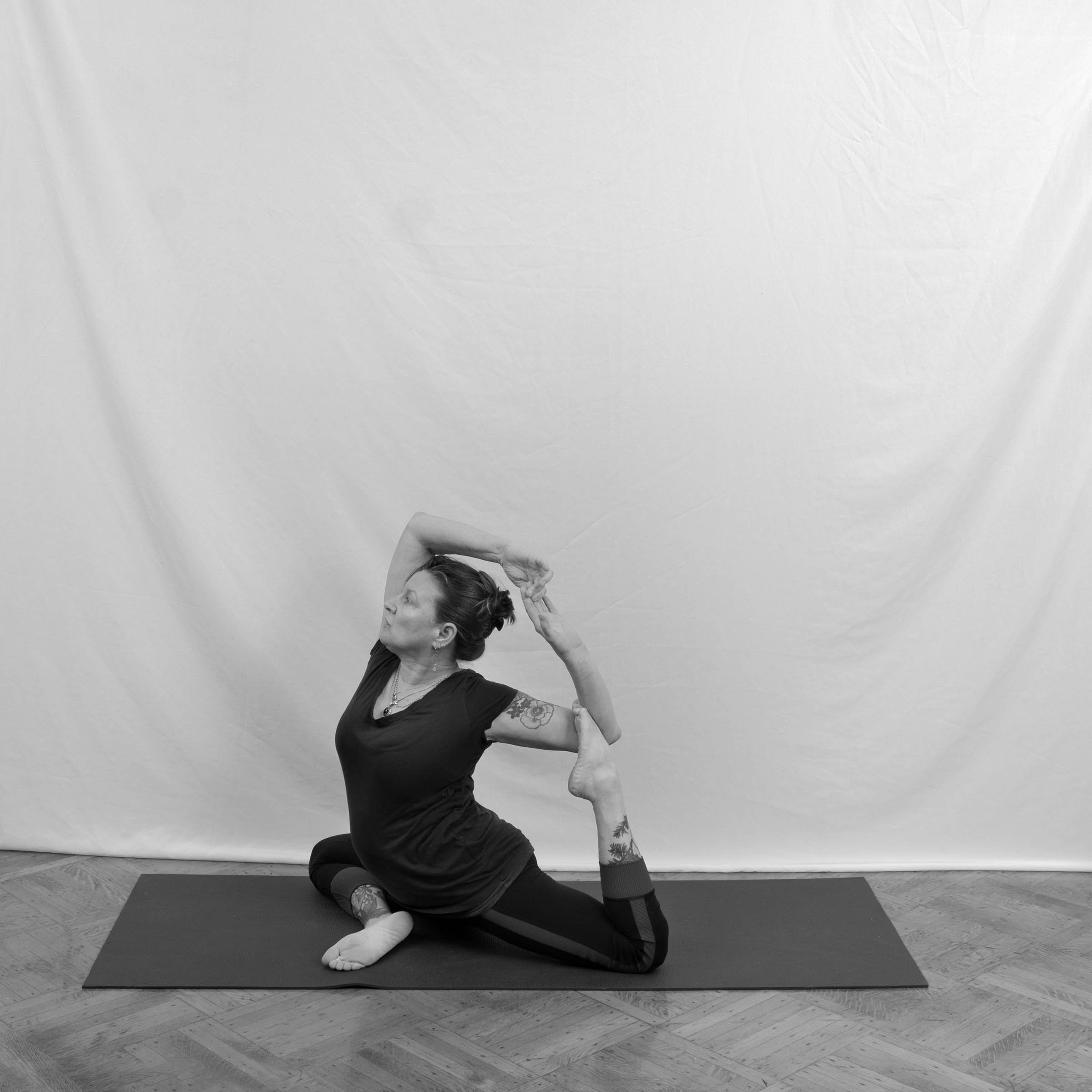KIM, 61. Practicing yoga for 31 years.