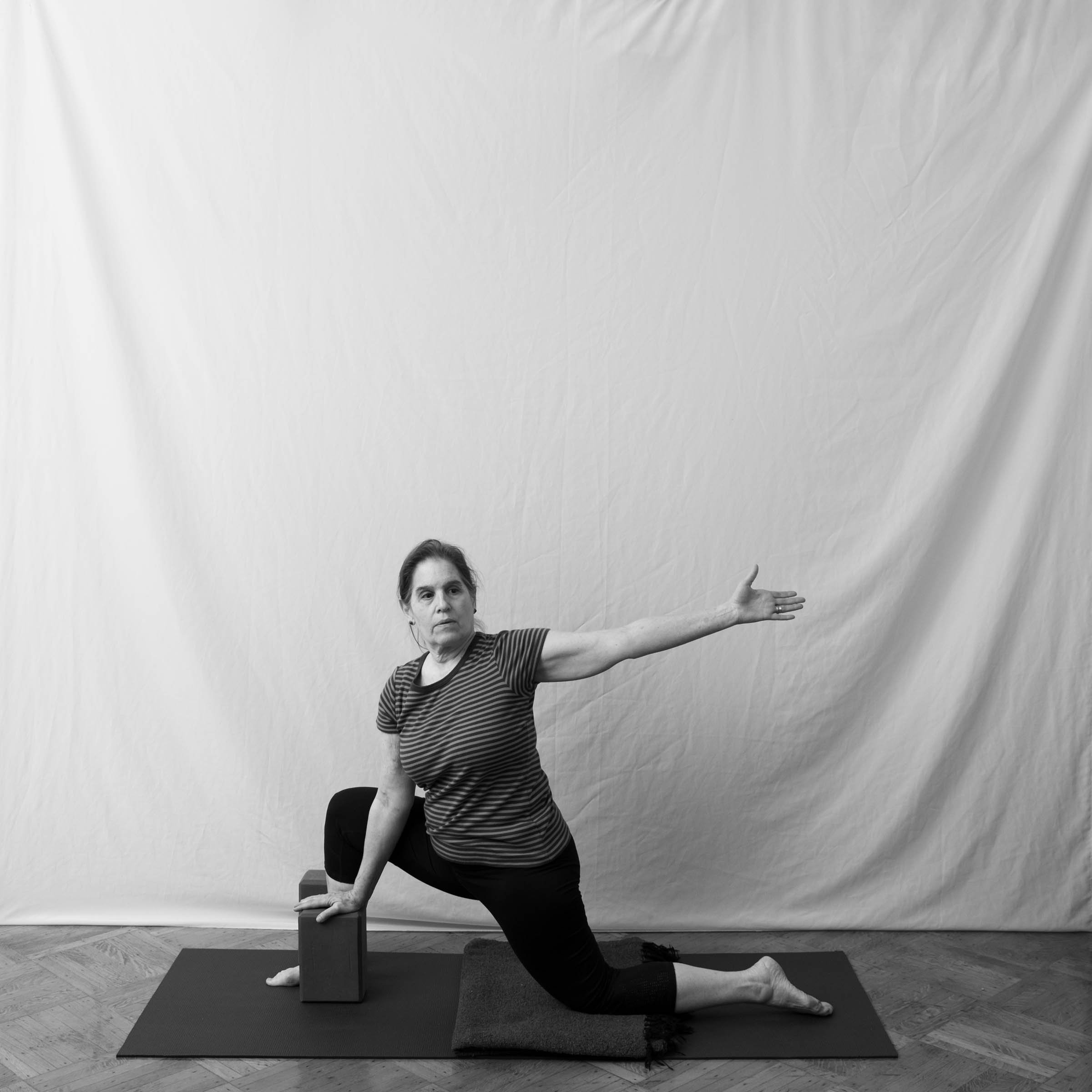 LEE, 69. Practicing yoga for 8 to 9 years.