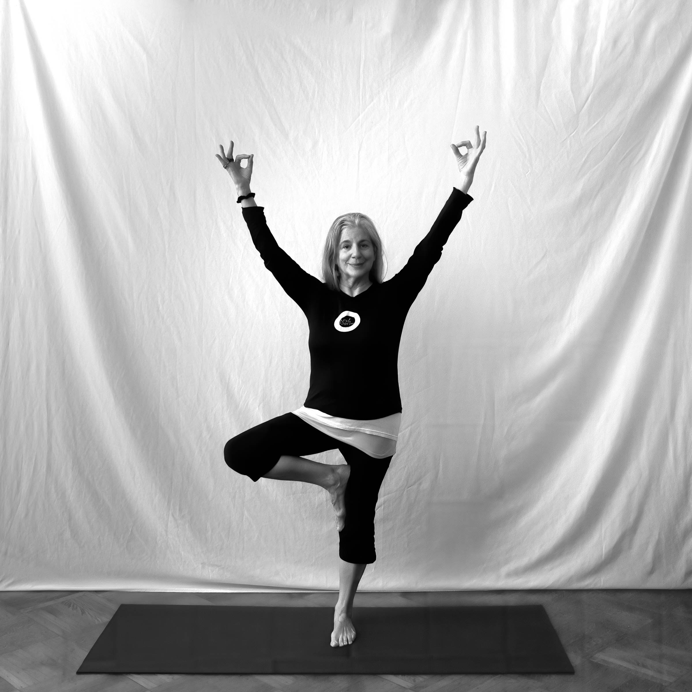 SASHA, 69. Practicing yoga for 55 years.