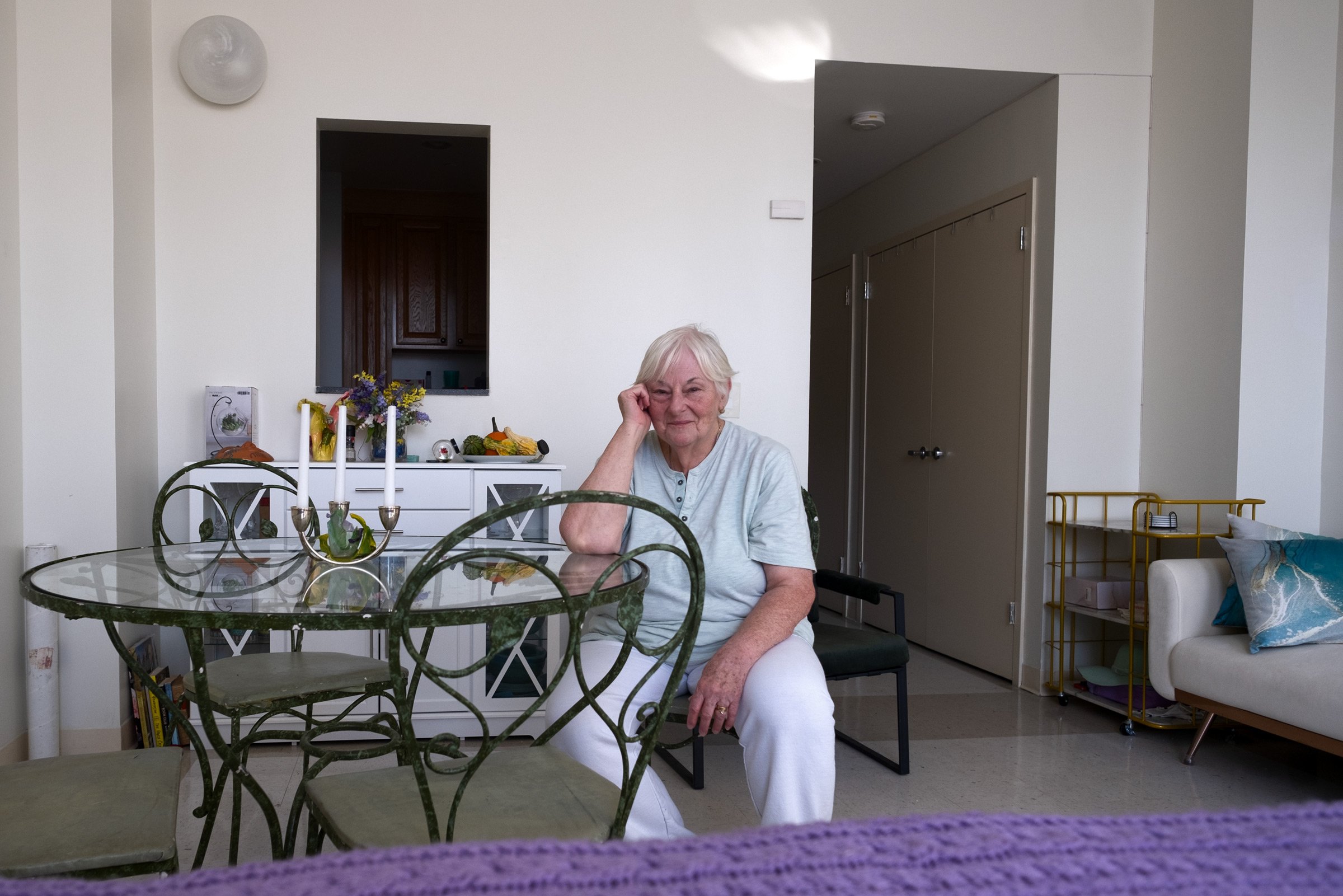 Karen in her own apartment, more than 5 years after her release from prison. Brooklyn, NY (2022)