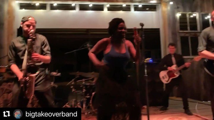 Reggae, horn heavy R&amp;B  powerhouse @bigtakeoverband will be rollin onto the farm this Sunday, July 3rd at 5:00. Pizza, cocktails, dancing and an opening set from our old friends Blueberry Buckle (the legendary Byrne family jazz band with the soar