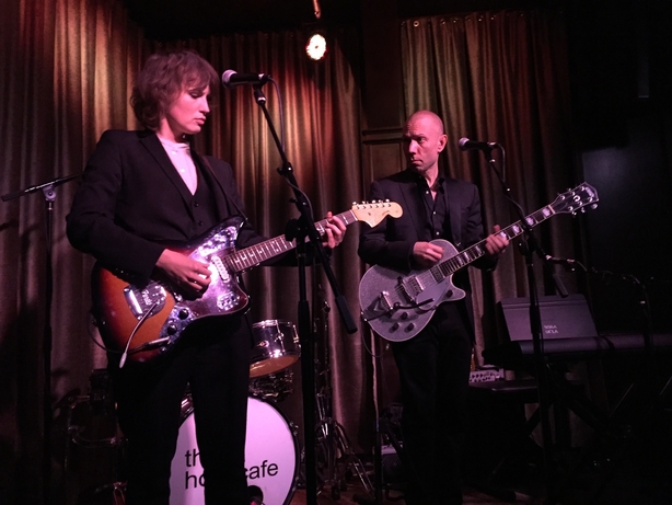 Blake Morgan and Janita at Hotel Cafe. Picture by Jessica Klausing