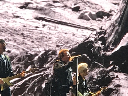 U2 photo by Harlene Dryden.