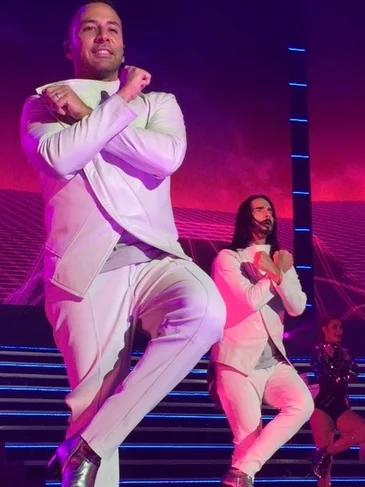 Howie Dorough and Kevin Richardson at The AXIS. Photo by Jessica Klausing.