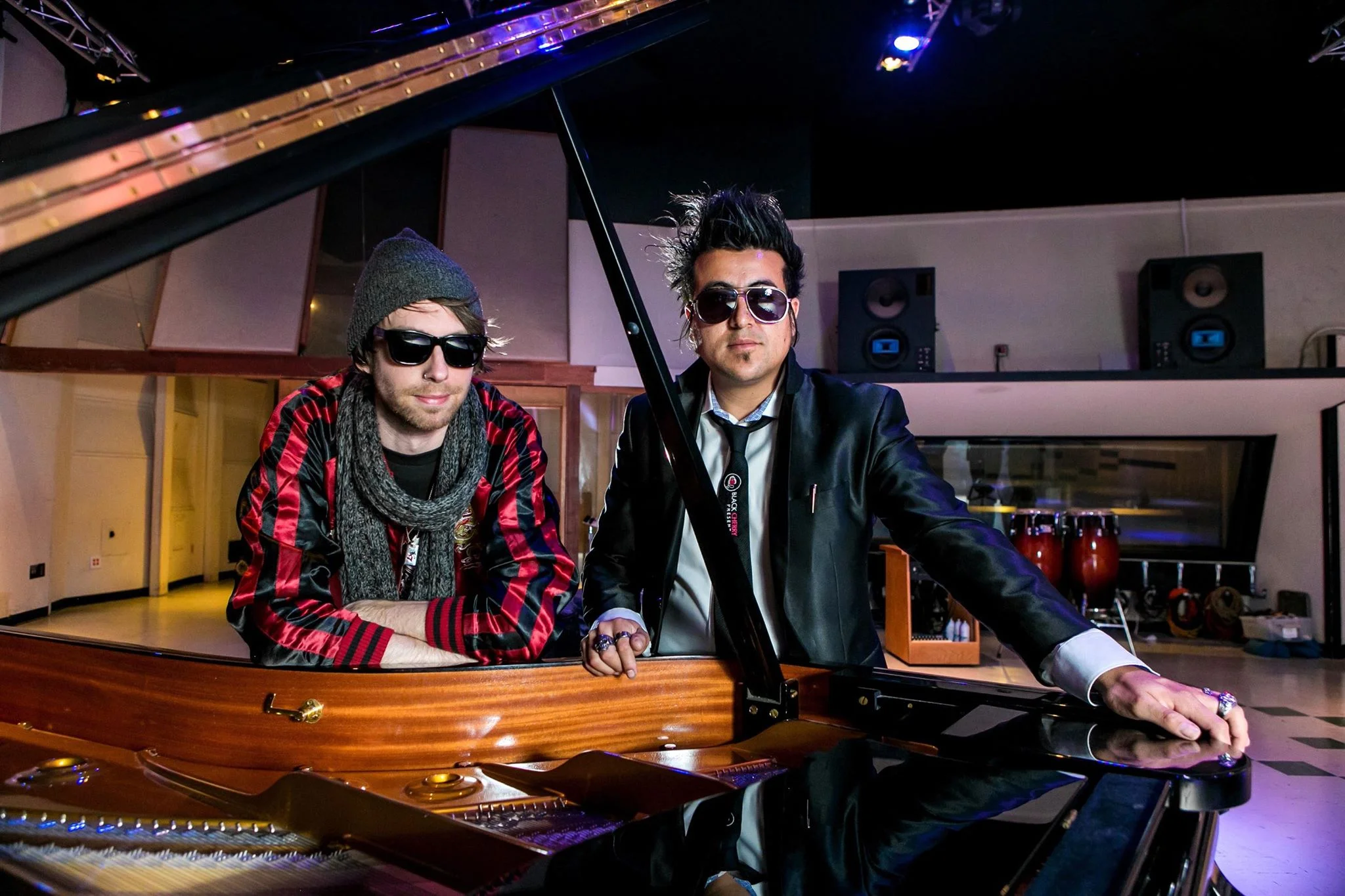 Falling Doves (from left: Mike Dorsey and Chris Leyva). Photo by Kelli Hayden.