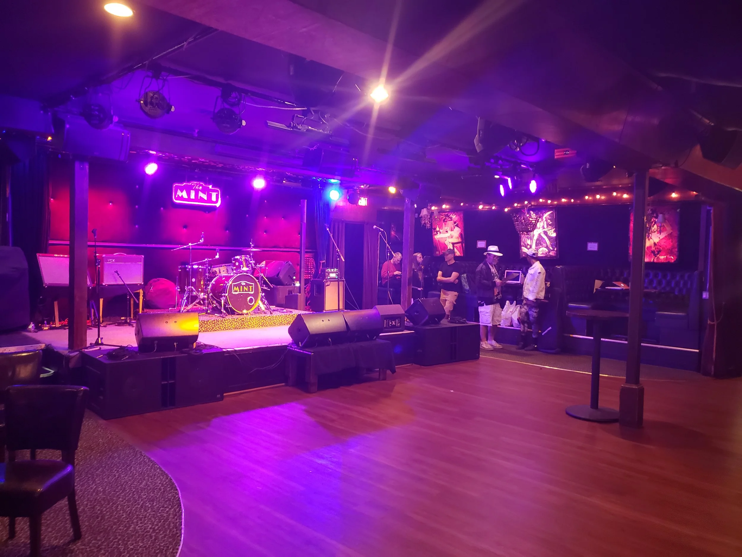 Inside The Mint venue. Photo by Jessica Klausing.