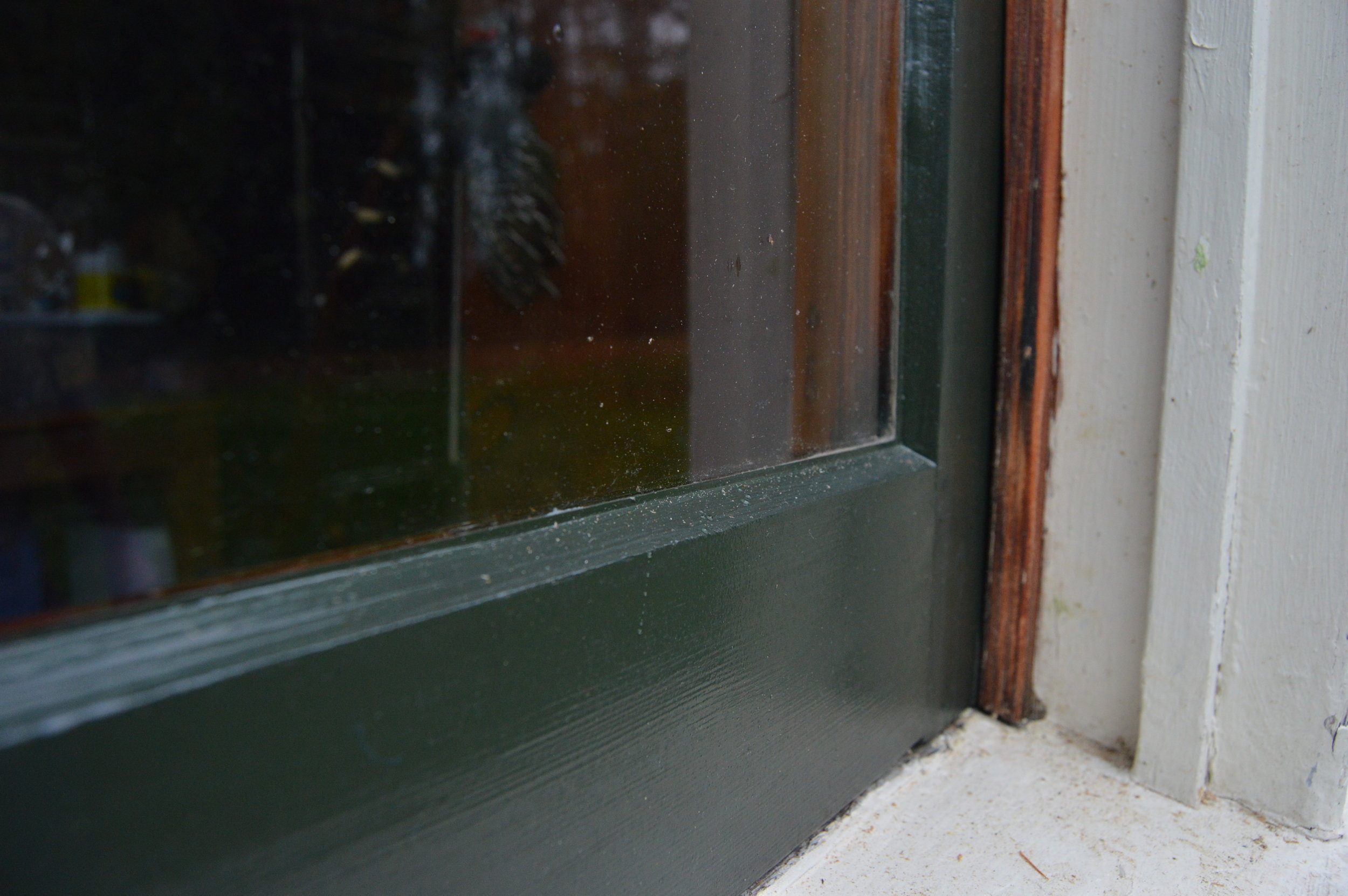 Restored Window Sash w/ Linseed Oil Paint 