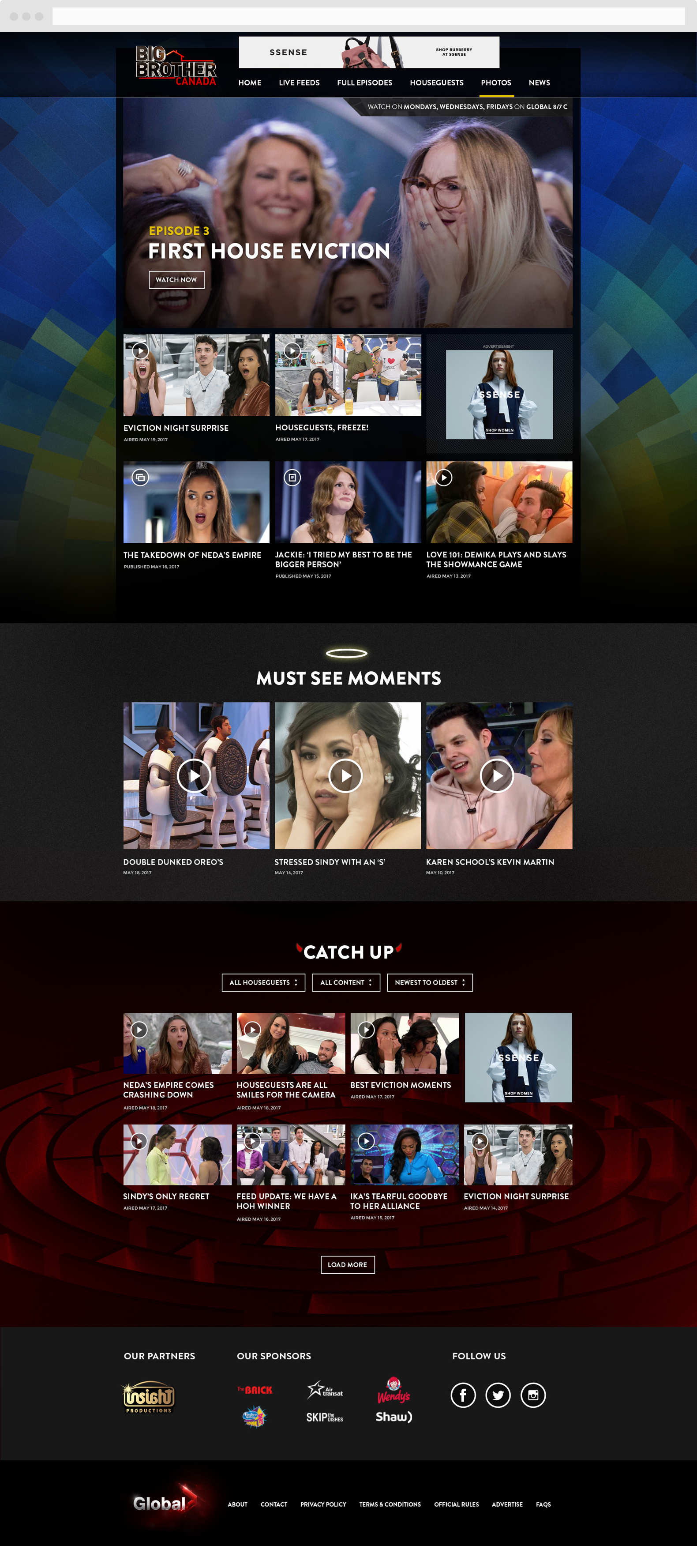   THE CHALLENGE   Due to the show being renewed last minute, we only had a short period to get a fully functional site up in time for the show premiere. We hustled and made adjustments to our workflow to enable UX, Design and Development to research,